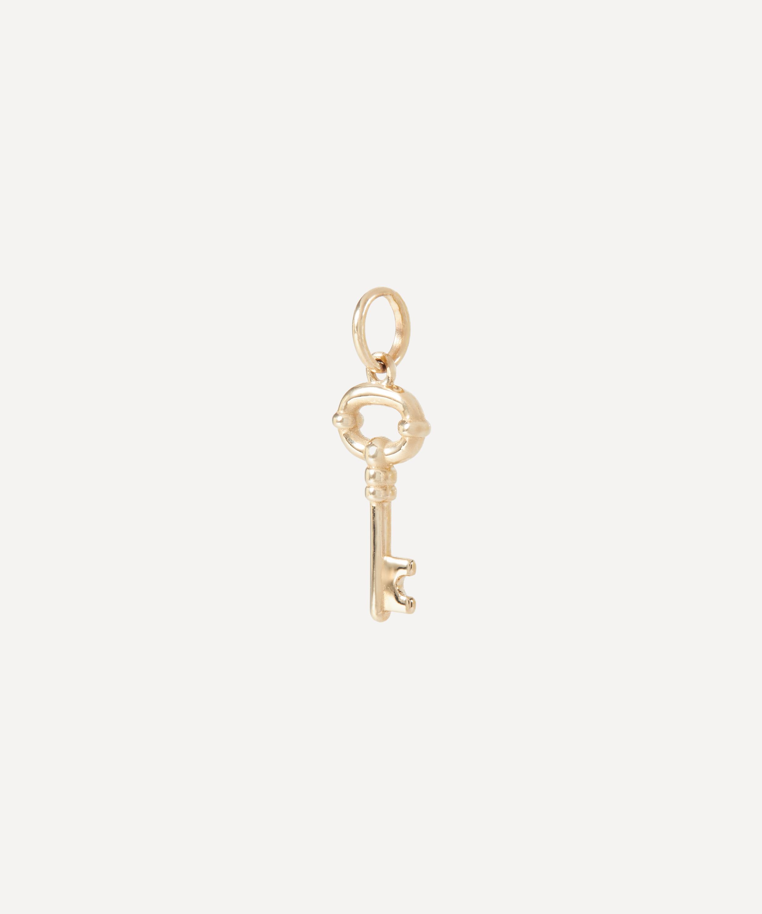 Liberty - 9ct Gold Wish Me Luck Key Pendant image number 2