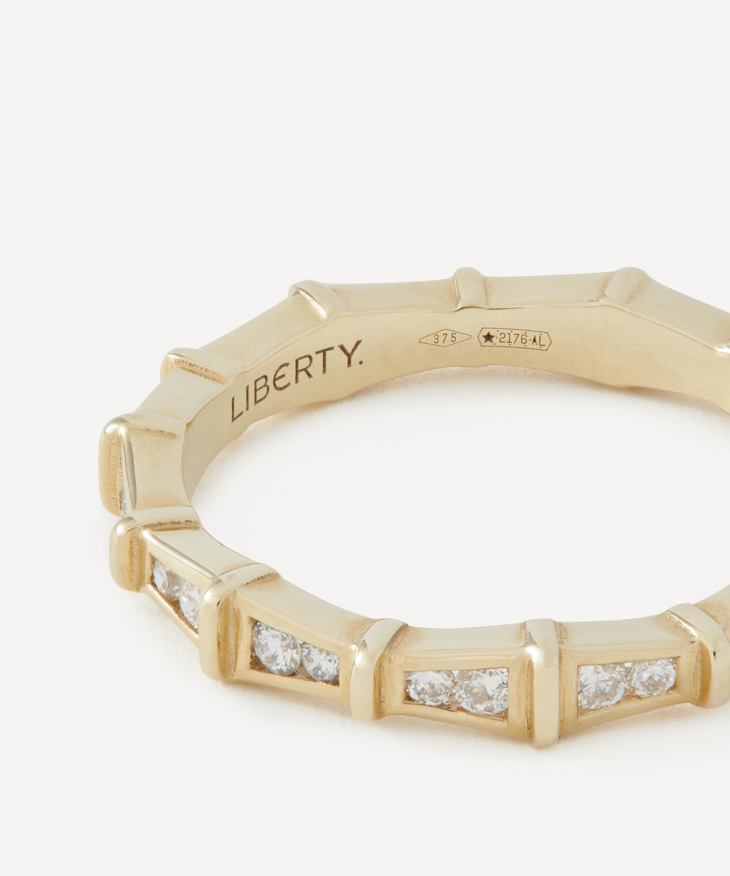 Liberty - 9ct Gold Tepper Pav&eacute; Diamond Ring image number 2