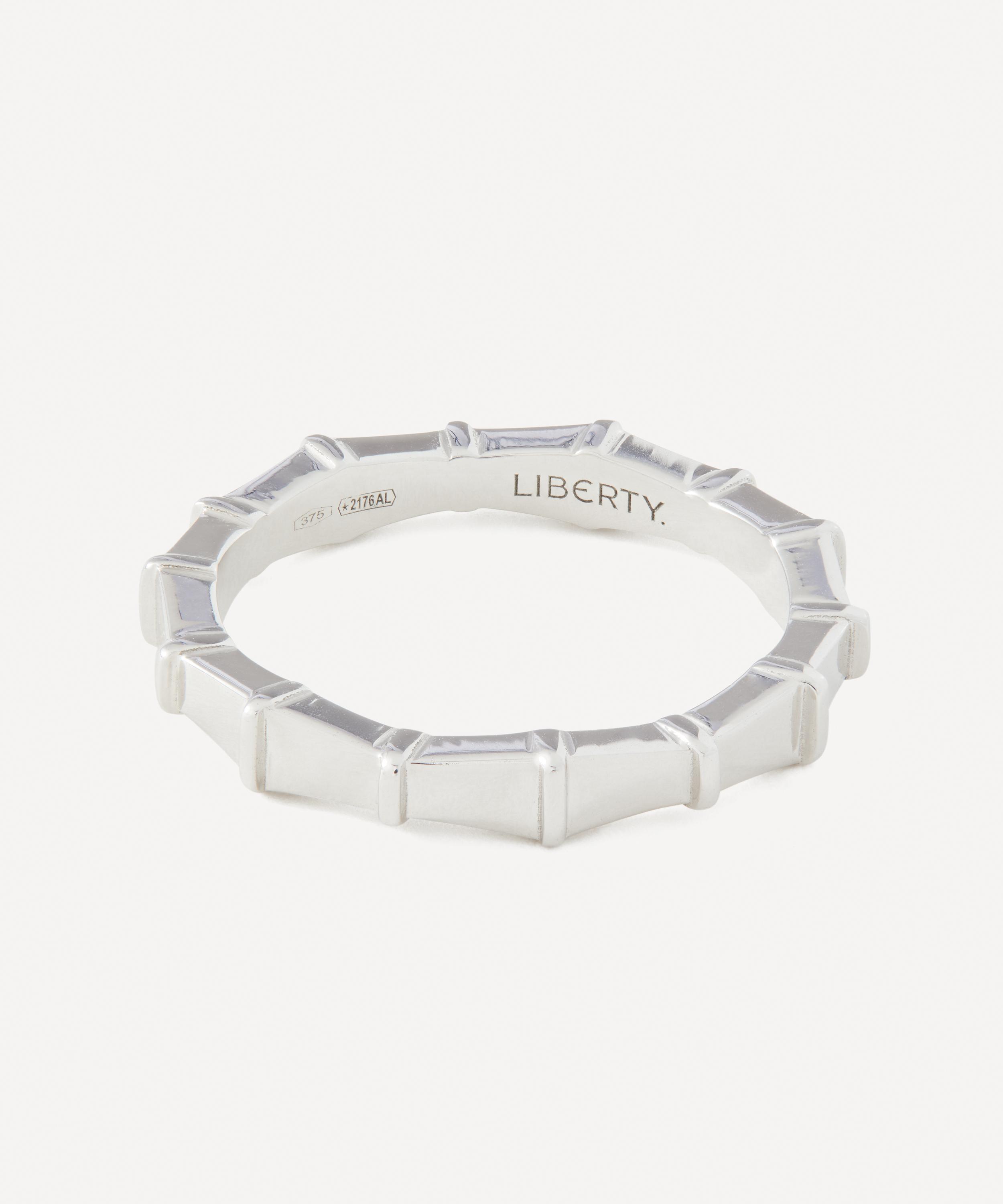 Liberty - 9ct White Gold Tepper Ring image number 2