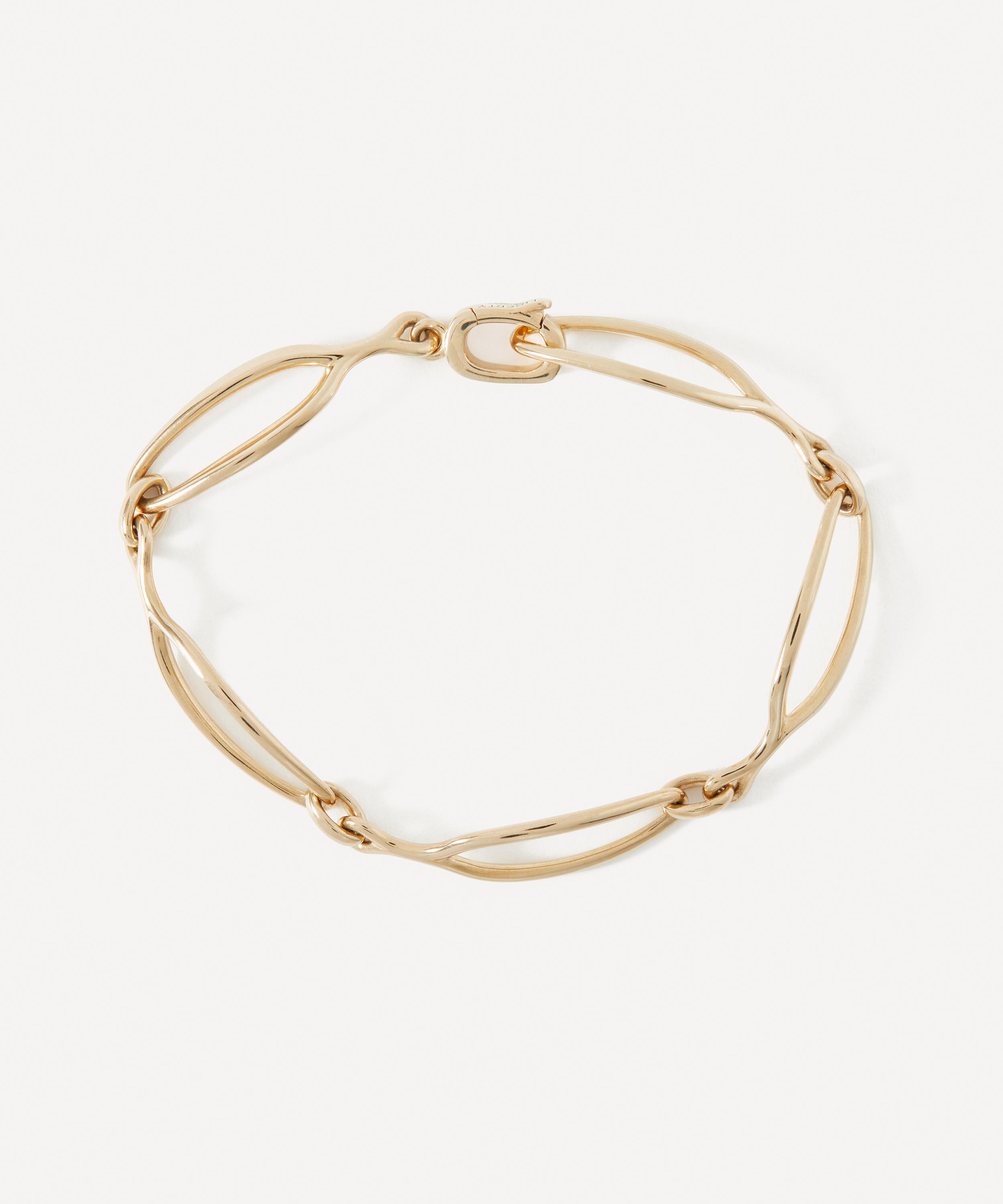 Liberty - 9ct Gold Link Plain Bracelet