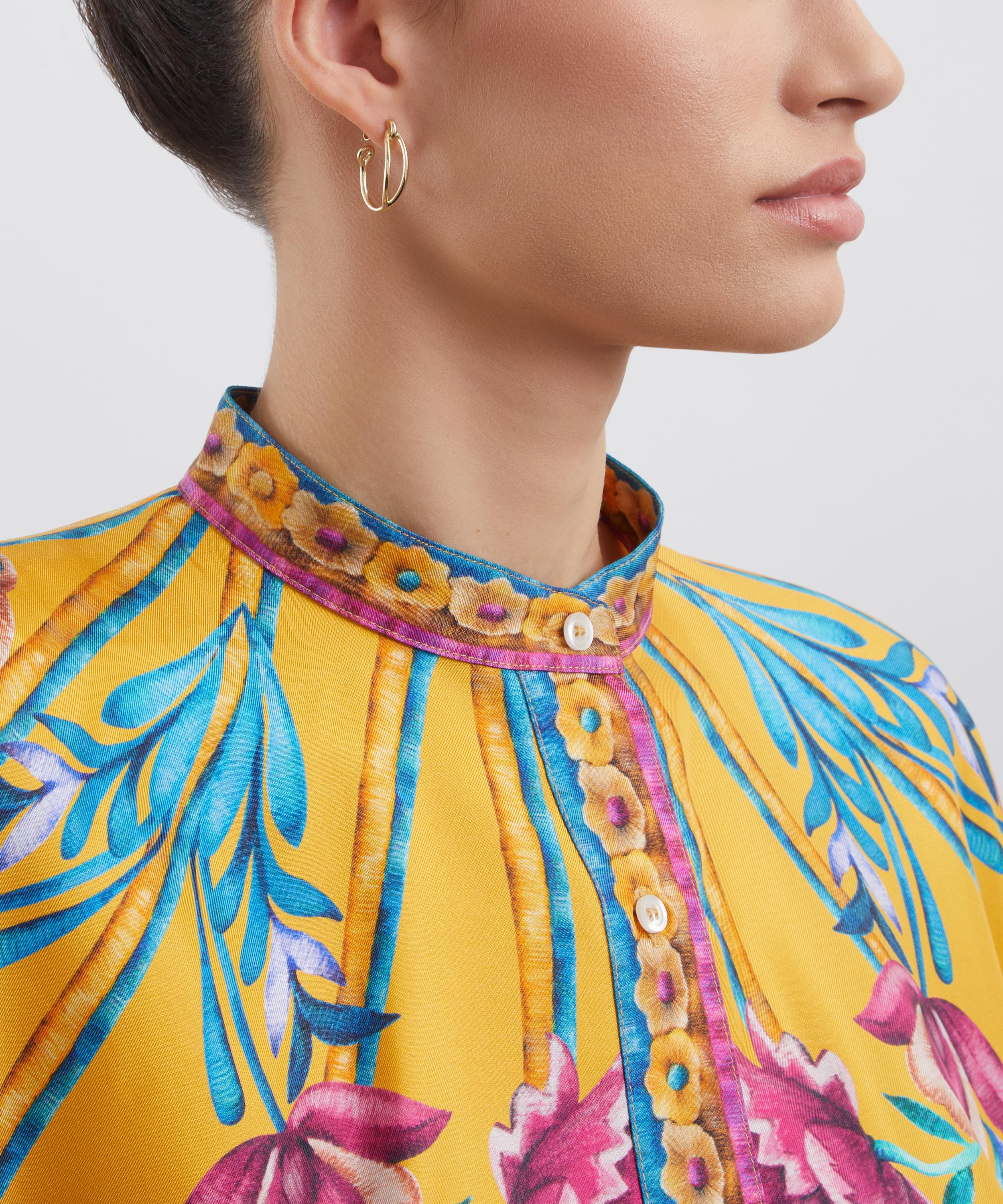 Liberty - 9ct Gold Link Plain Earrings image number 1