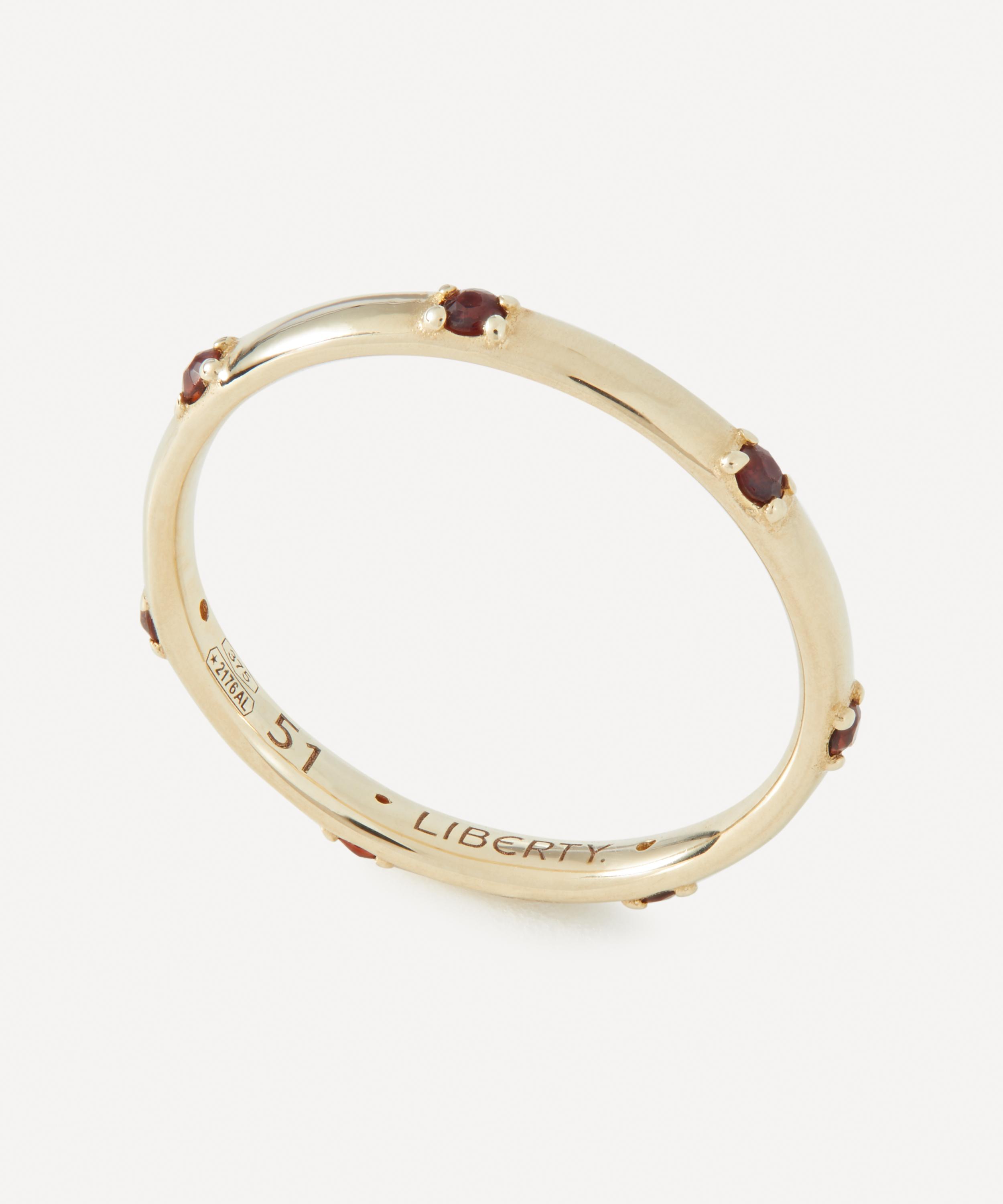 Liberty - 9ct Gold Constellation Garnet Ring