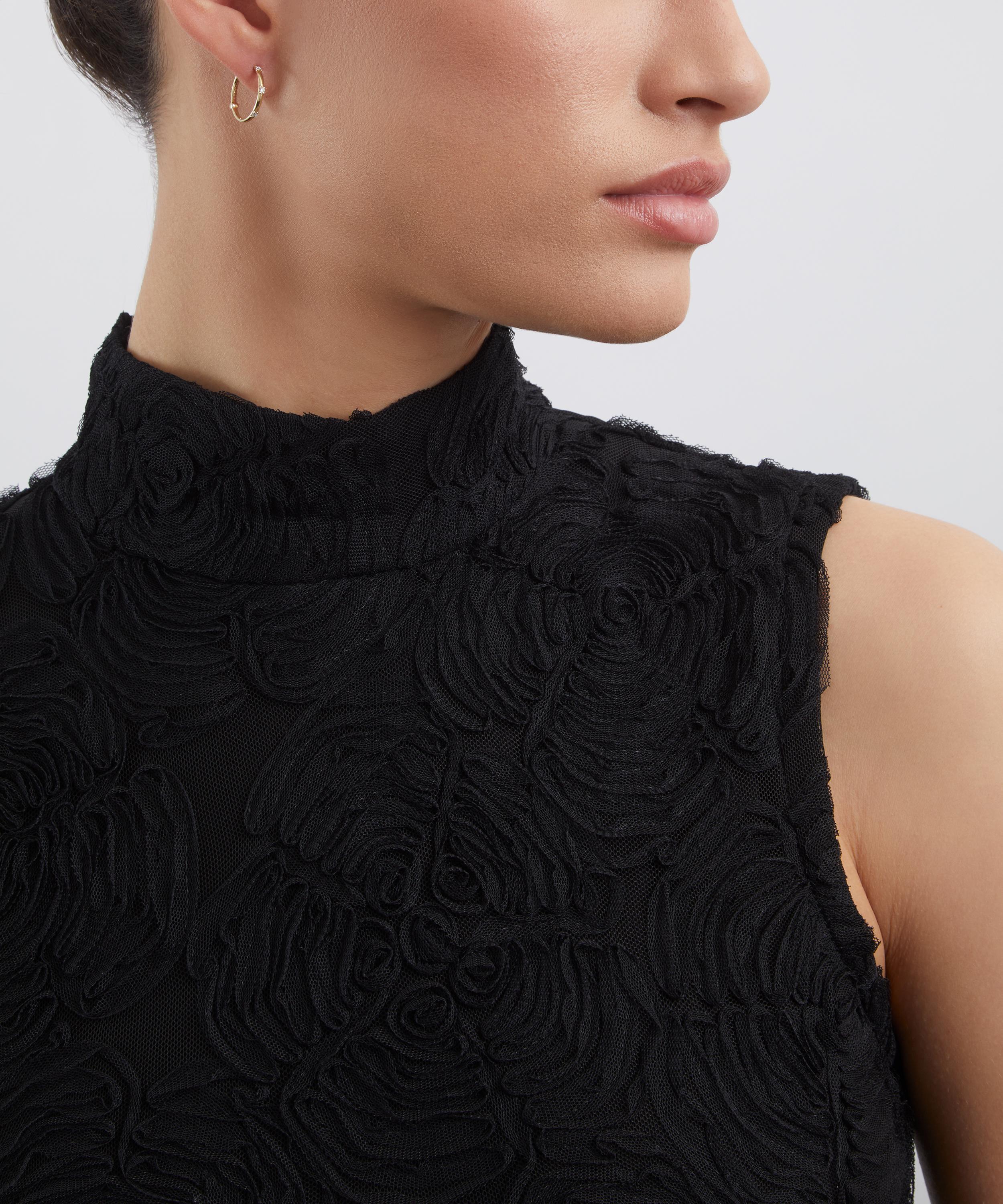 Liberty - 9ct Gold Constellation Diamond Hoop Earrings image number 1