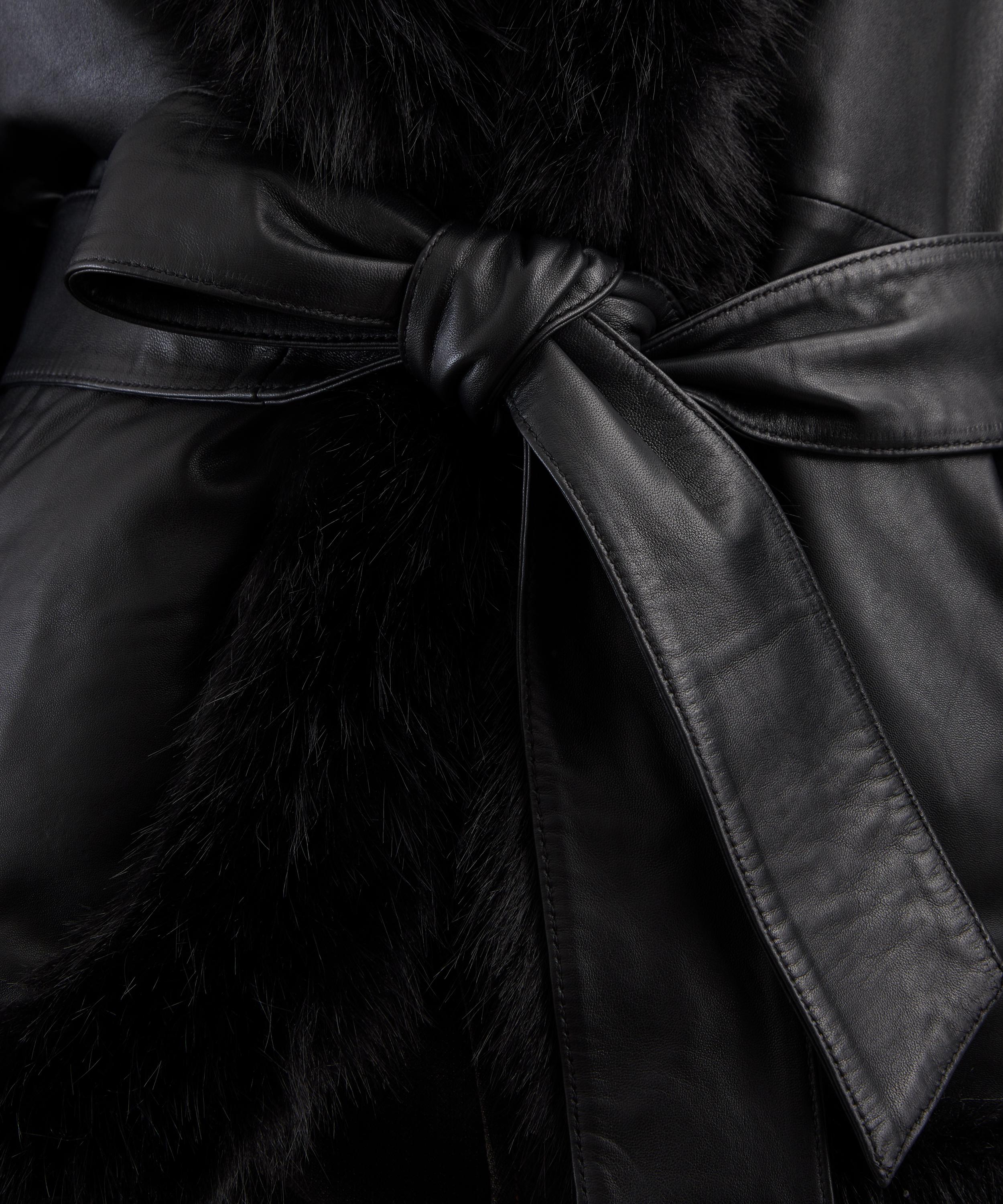 ROTATE Birger Christensen - Bonded Leather Jacket image number 4