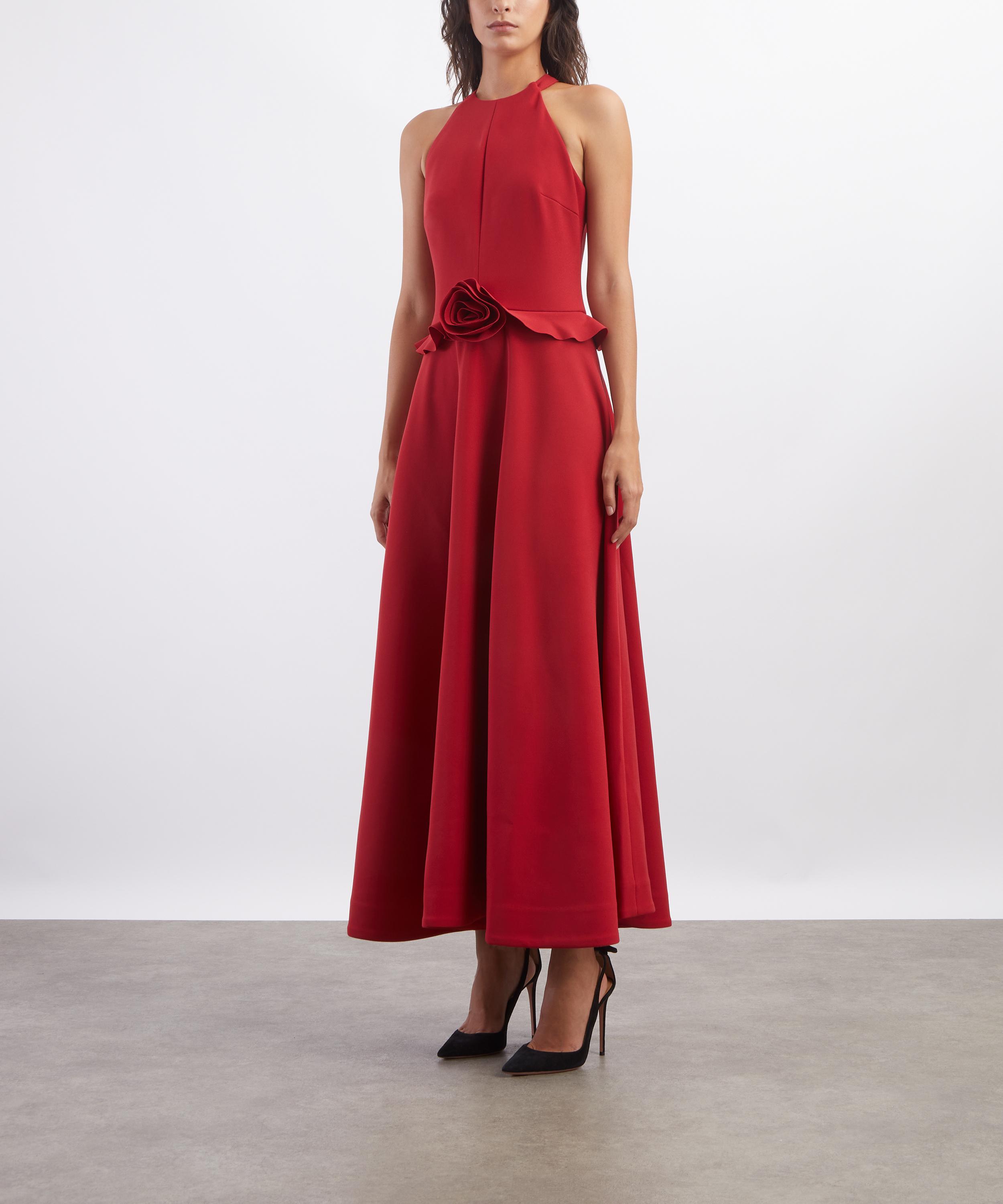 ROTATE Birger Christensen - Flower Detail Dress image number 2