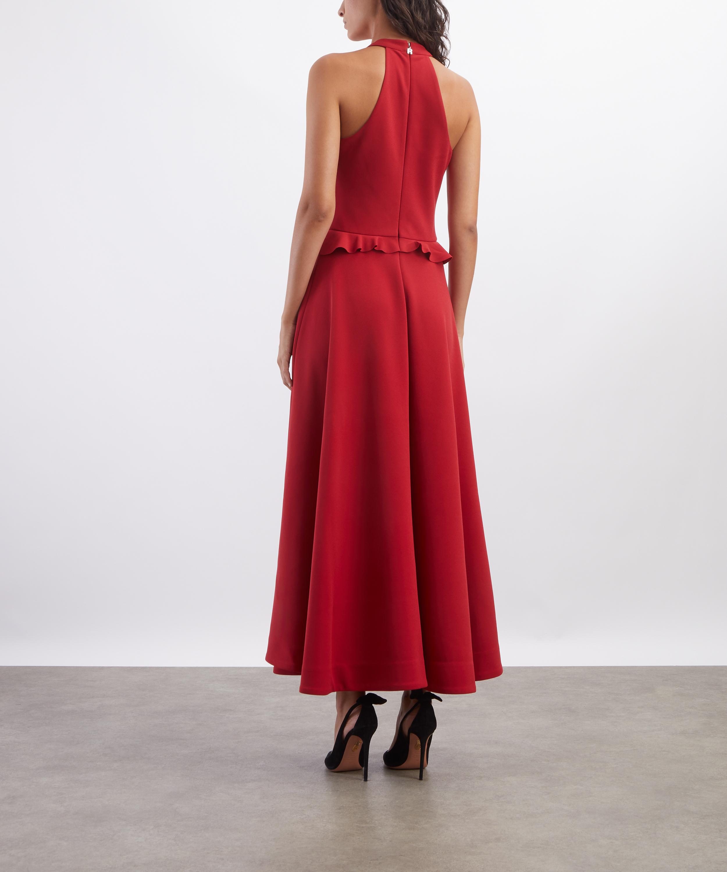 ROTATE Birger Christensen - Flower Detail Dress image number 3