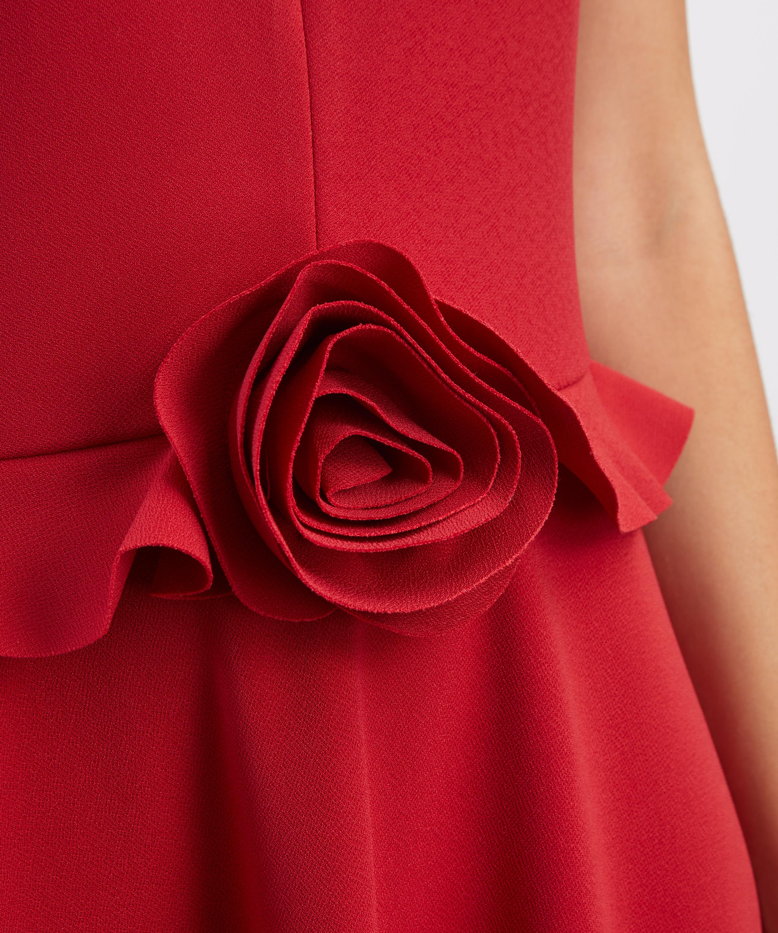 ROTATE Birger Christensen - Flower Detail Dress image number 4