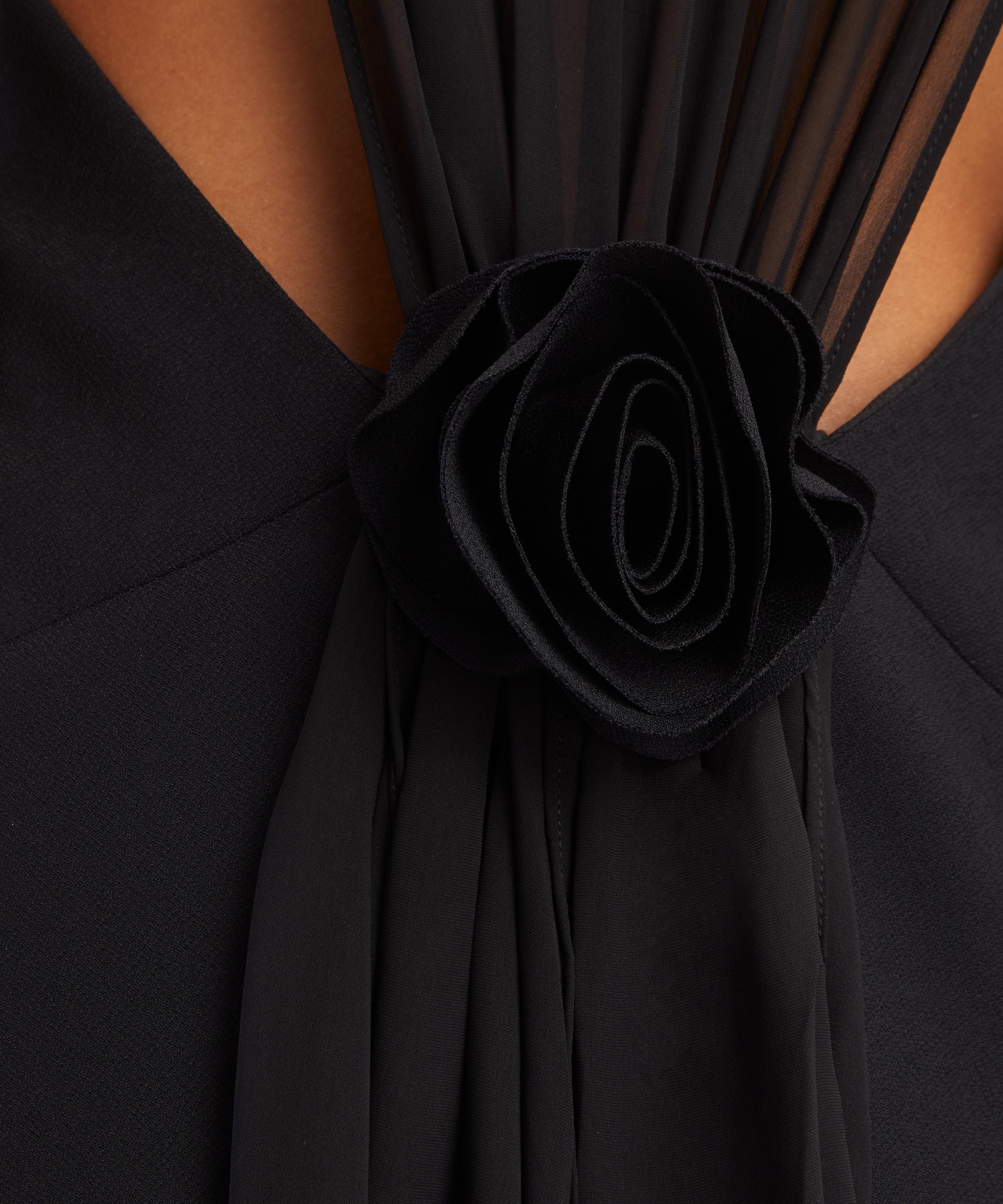 ROTATE Birger Christensen - Crepe Mini A-Line Dress image number 4
