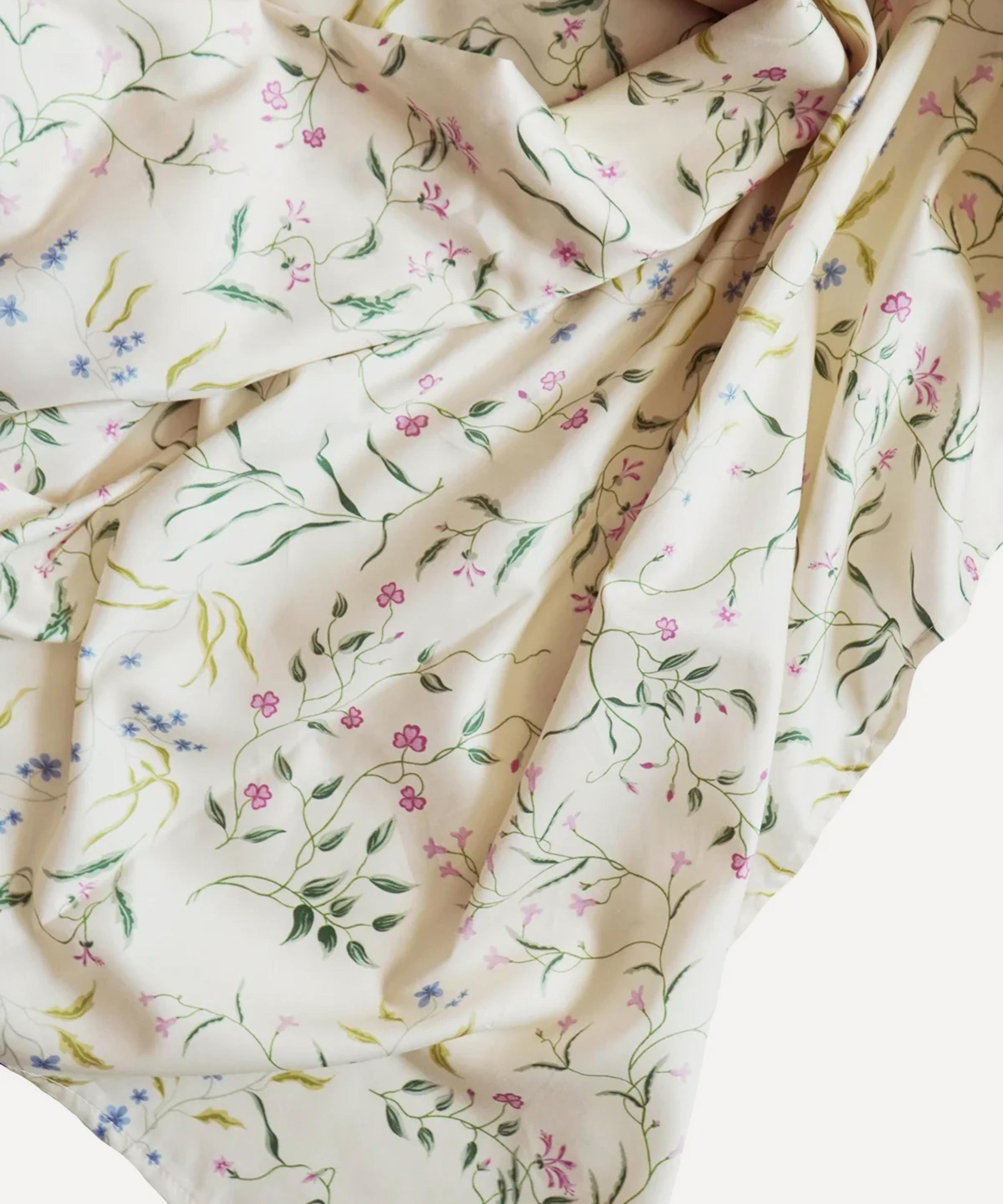 Coco & Wolf - Regal Blossom Ardington Cotton Sateen Super King Flat Sheet image number 3