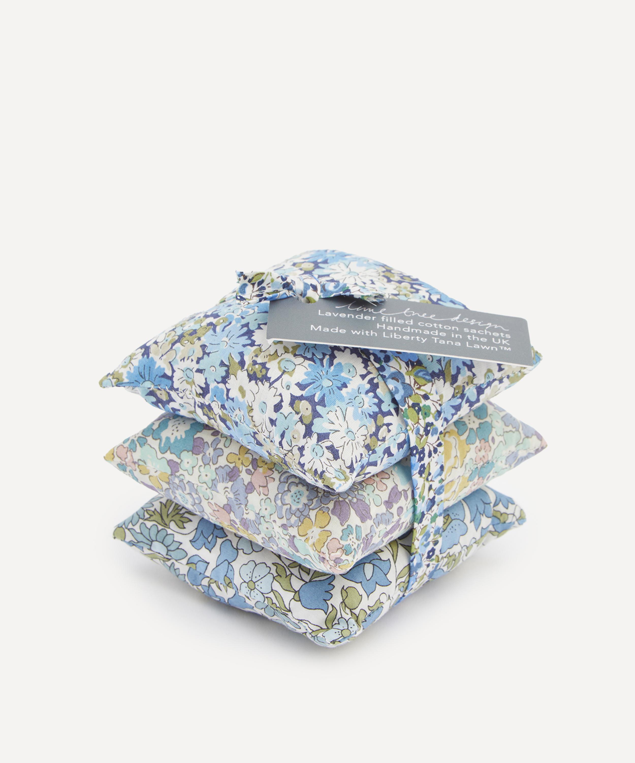 Lime Tree Design - Liberty Fabrics Lavender Sachets Stack of Three image number 1