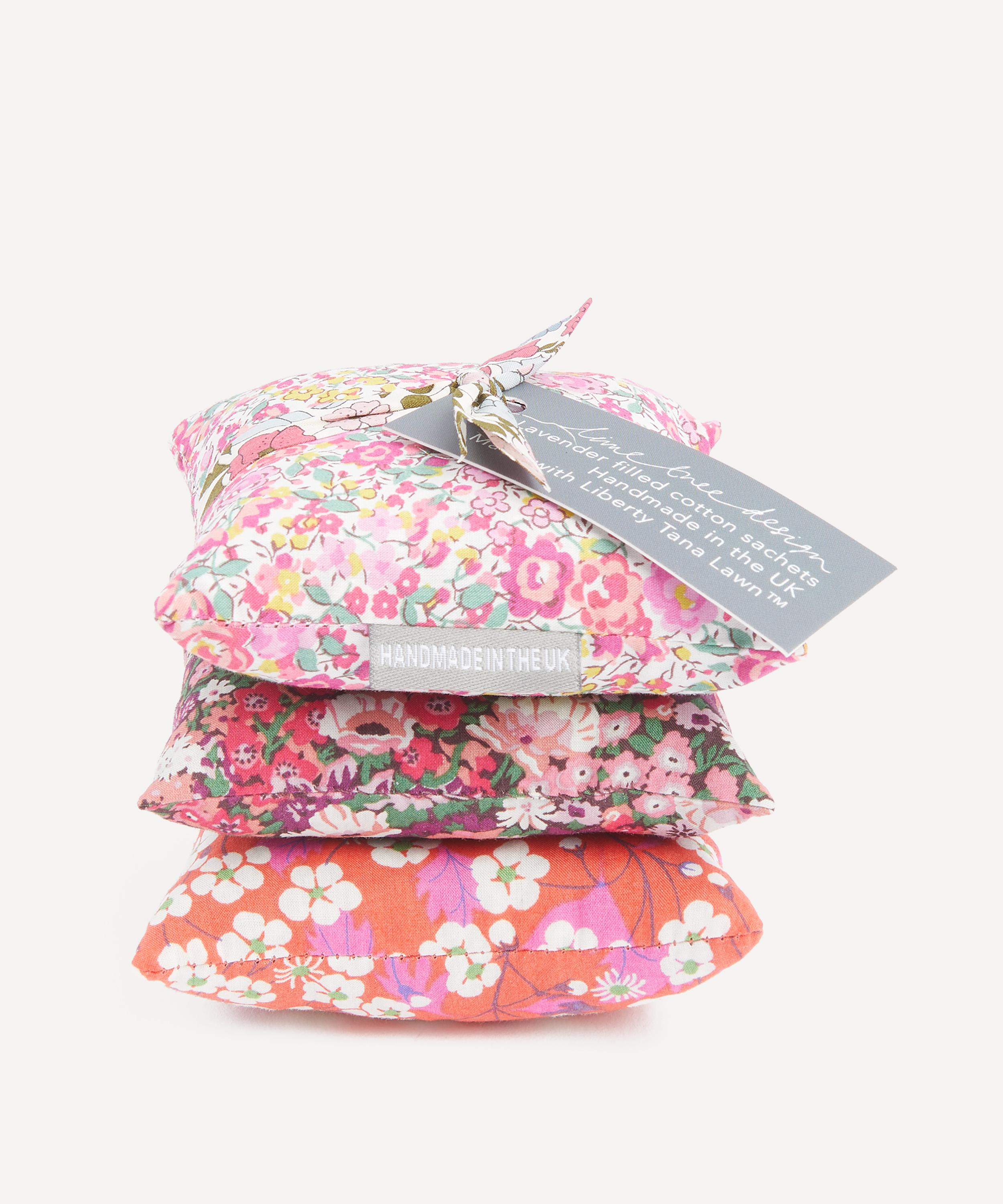 Lime Tree Design - Liberty Fabrics Lavender Sachets Stack of Three image number 0