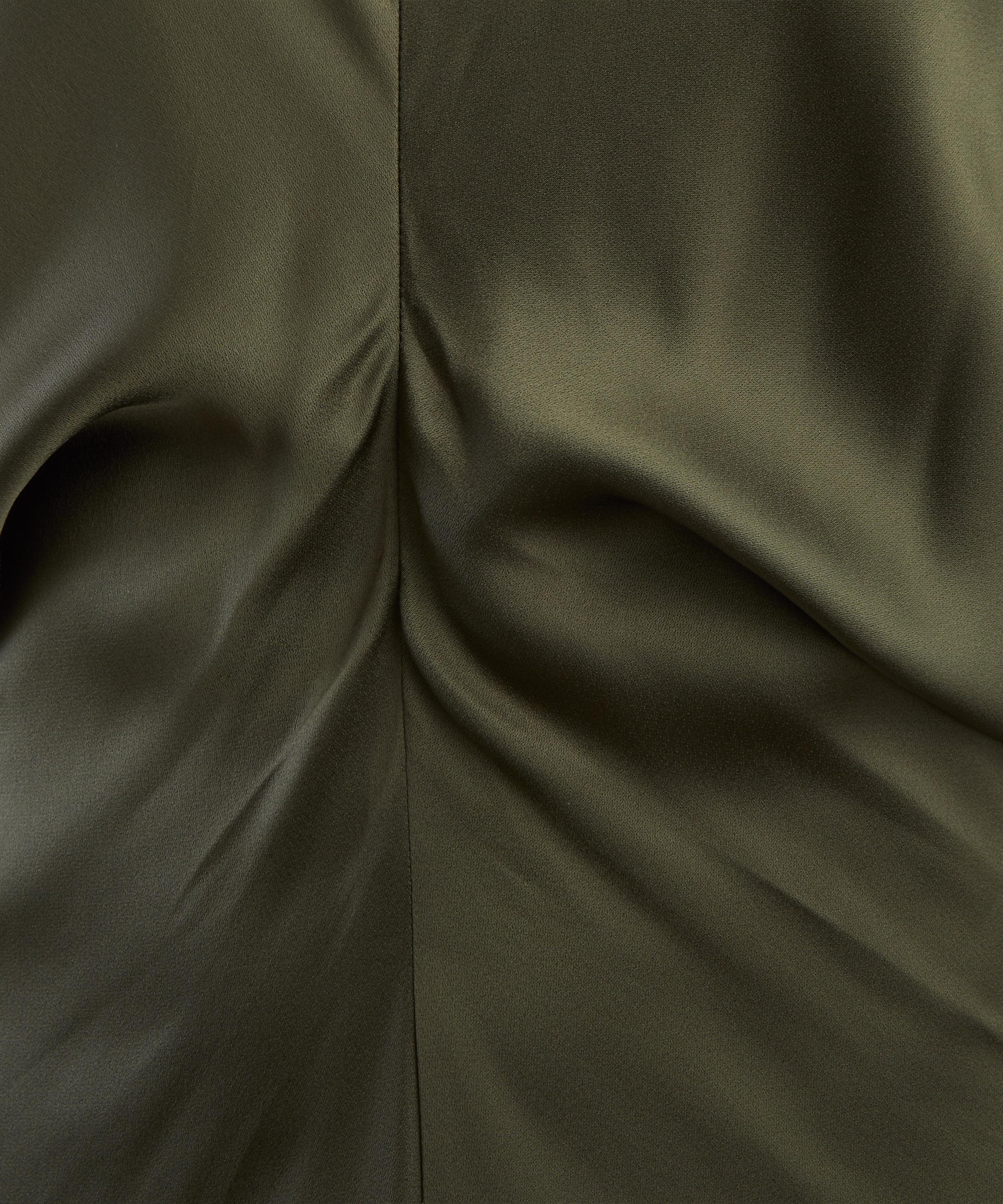 Toteme - Dark Green Slouch Waist Dress image number 4