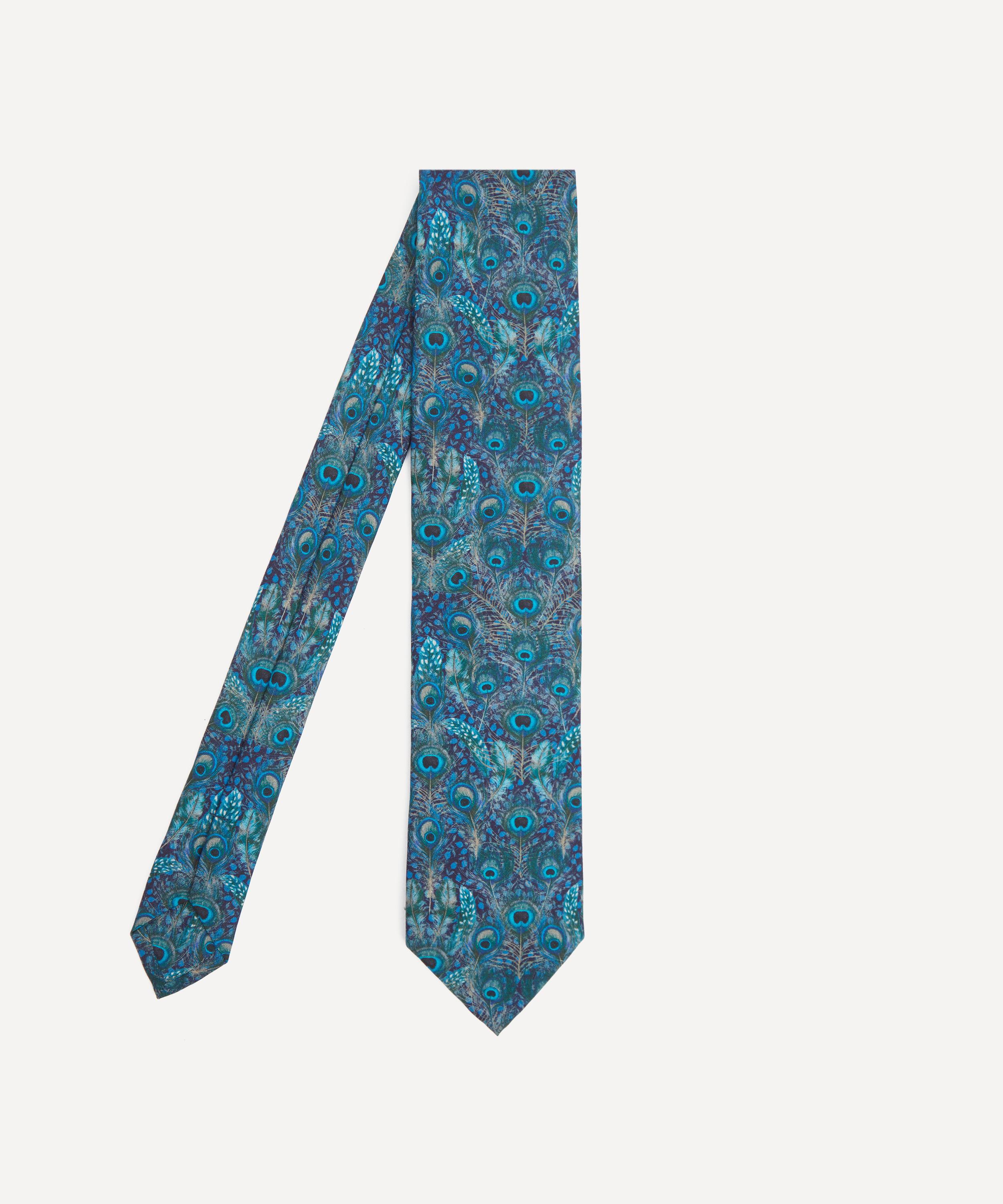Liberty - Peacock Manor Silk Tie