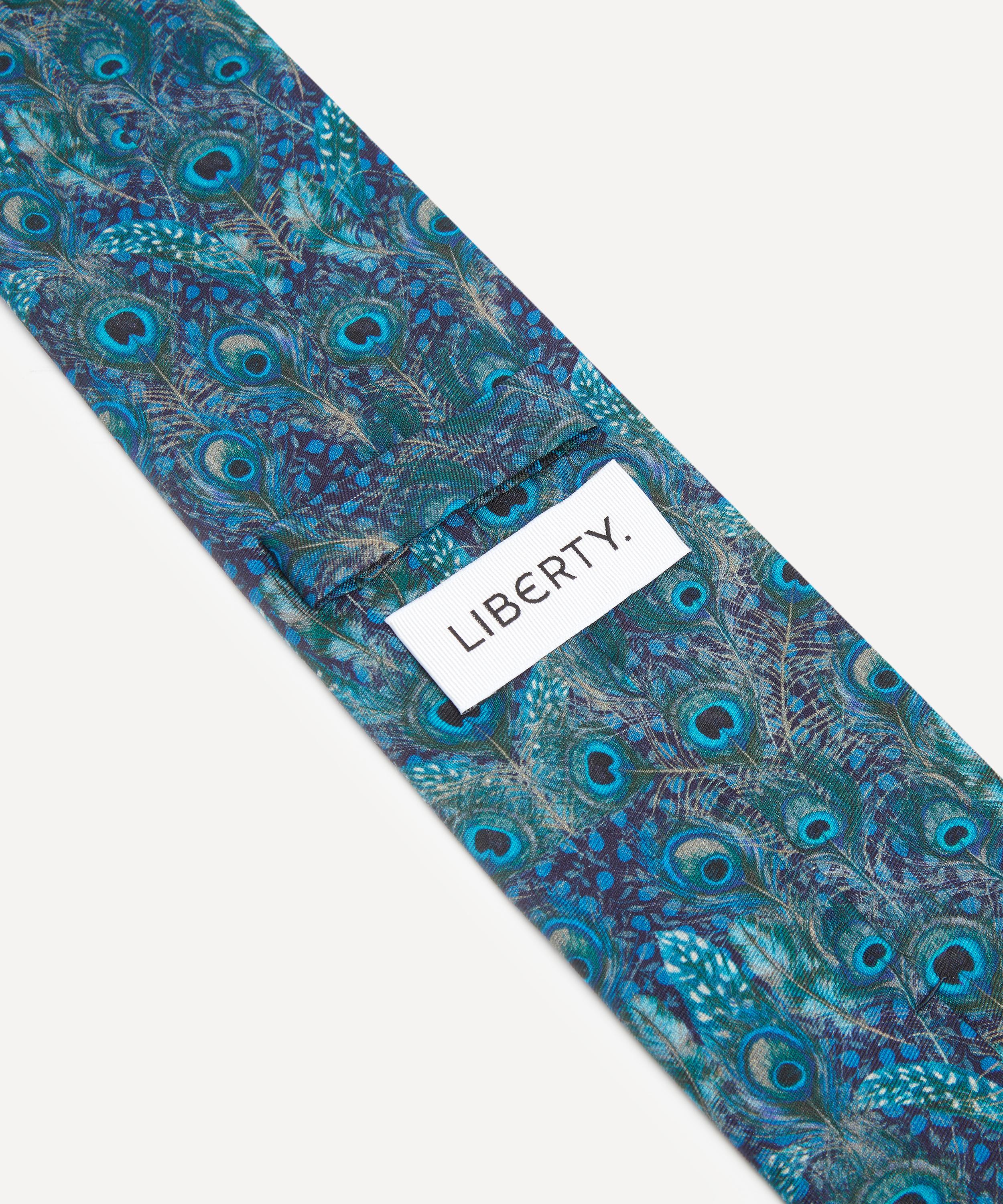 Liberty - Peacock Manor Silk Tie image number 1