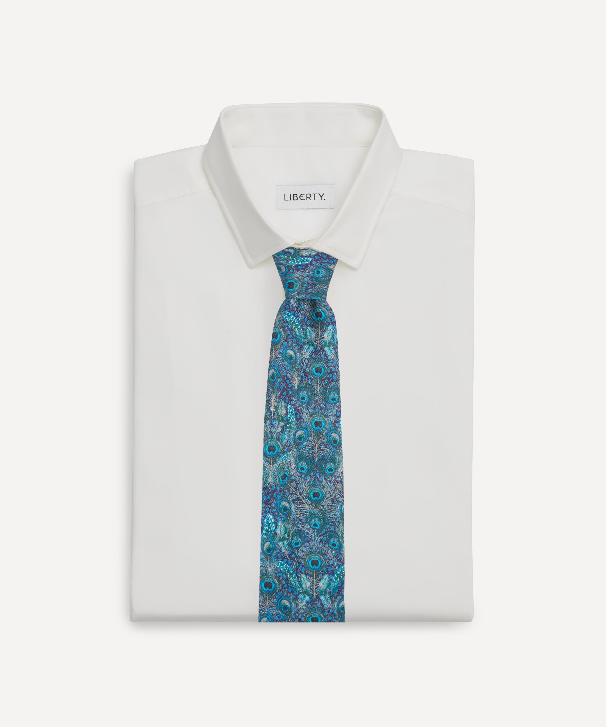 Liberty - Peacock Manor Silk Tie image number 2