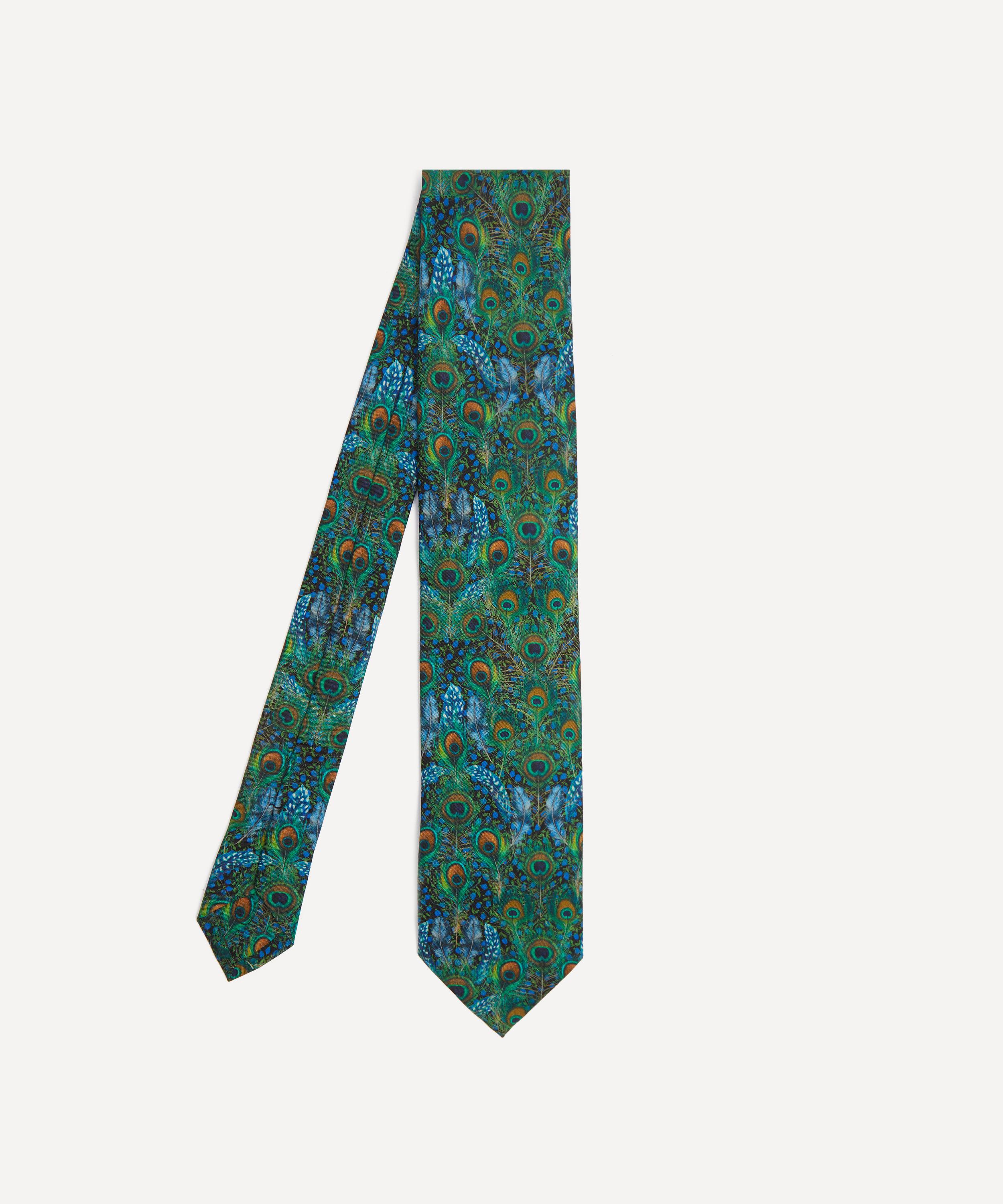 Liberty - Peacock Manor Silk Tie