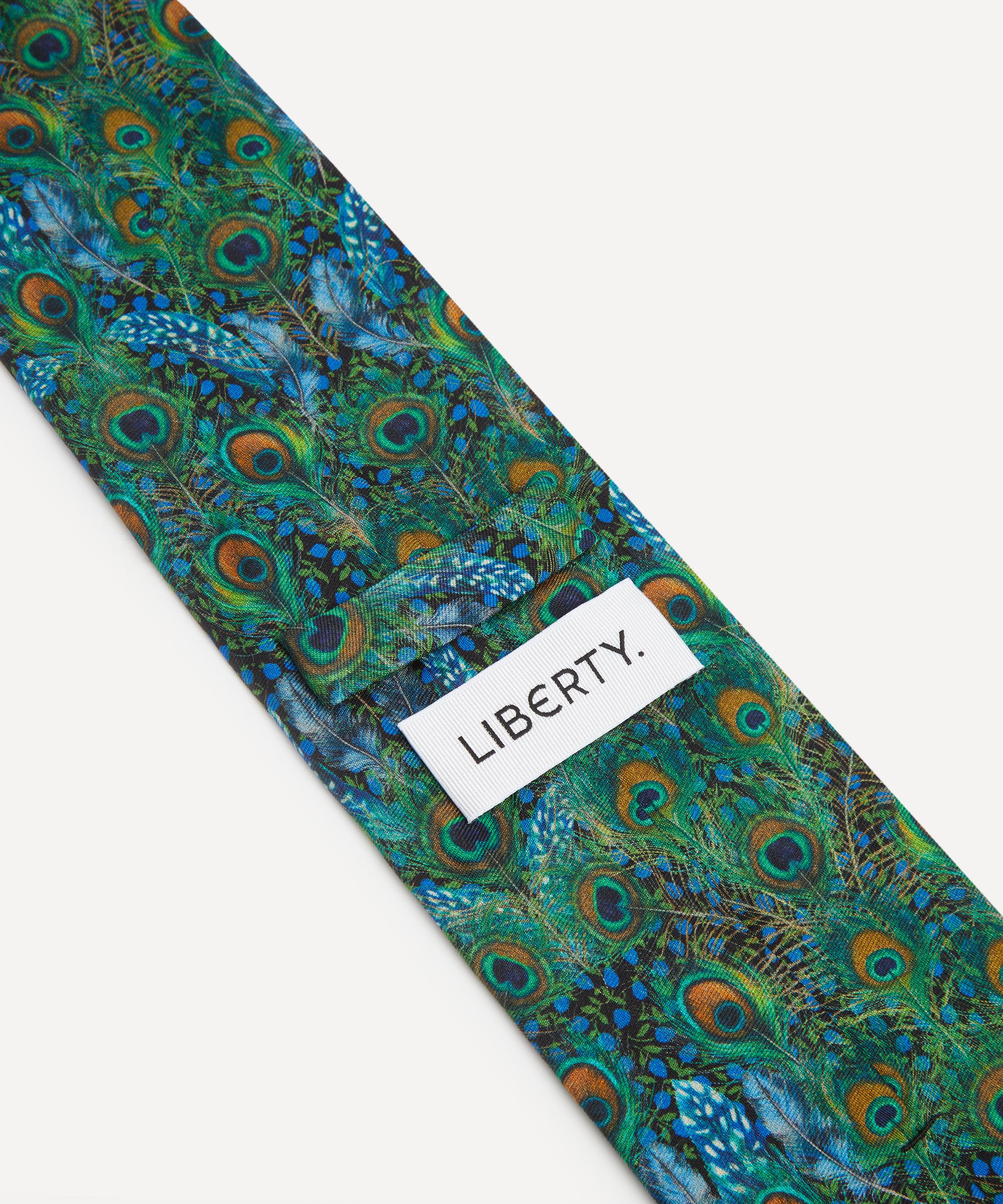 Liberty - Peacock Manor Silk Tie image number 1