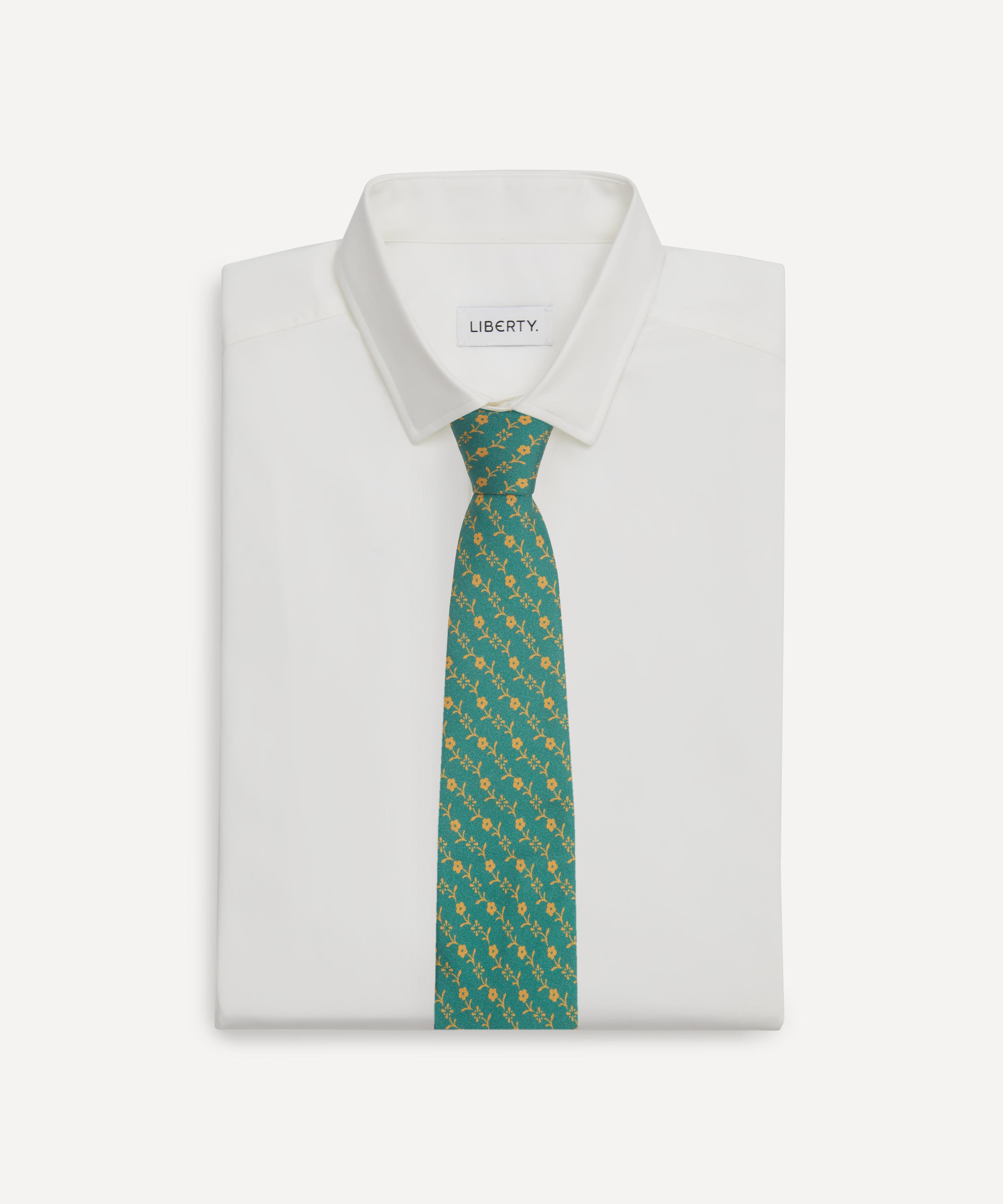 Liberty - Needlework Floral Silk Tie image number 2