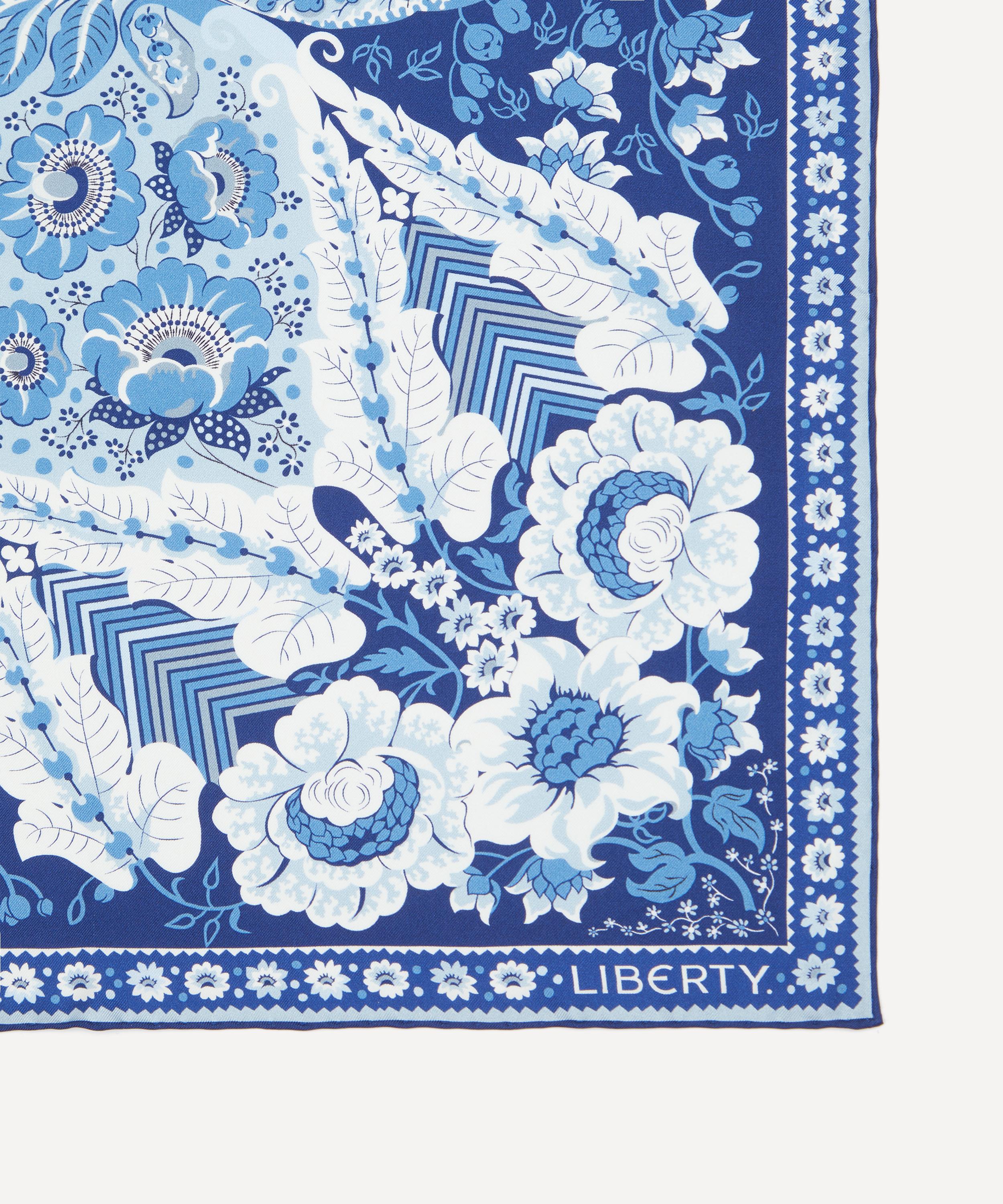 Liberty - Freyja Paisley Silk Pocket Square image number 2