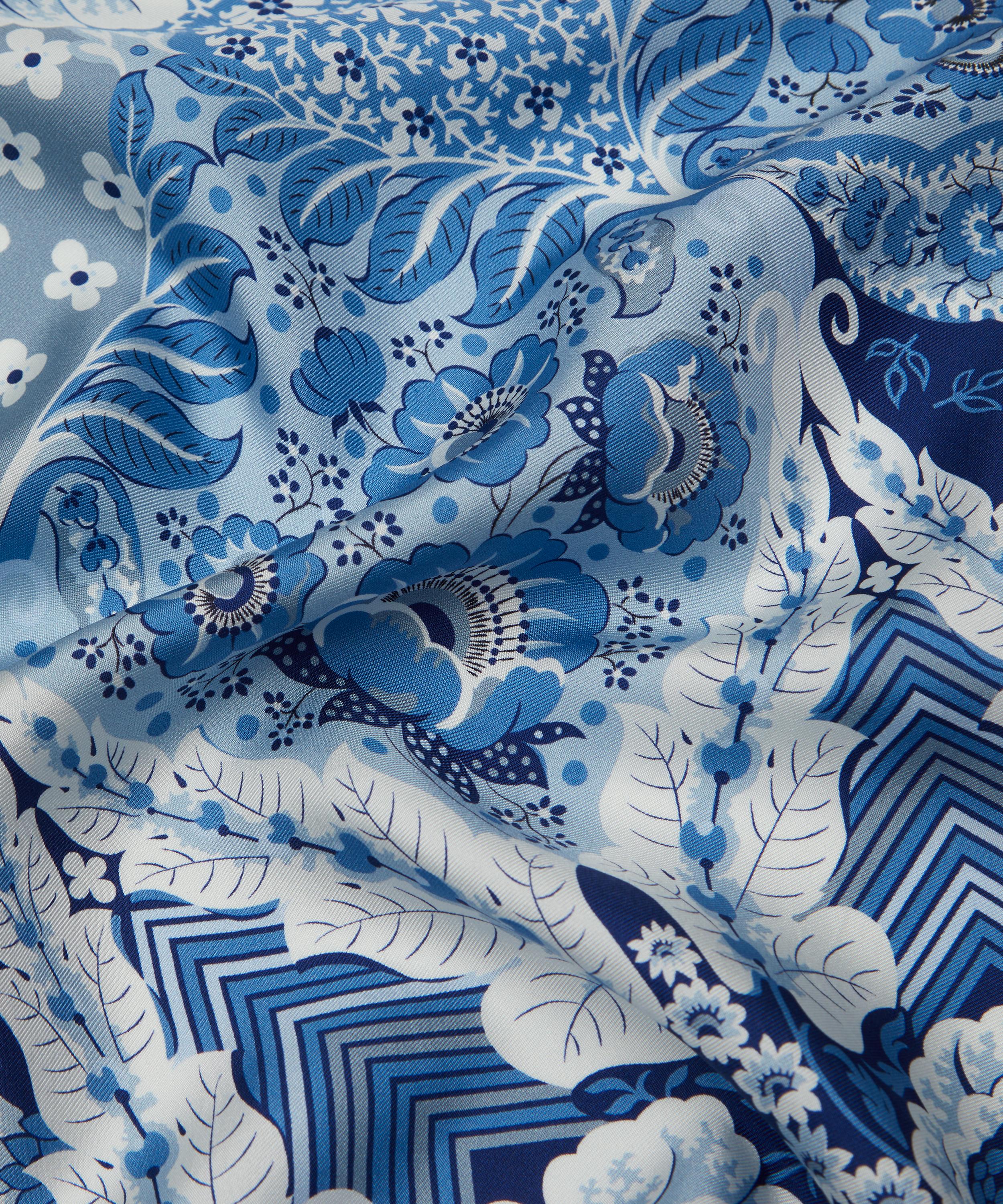 Liberty - Freyja Paisley Silk Pocket Square image number 3