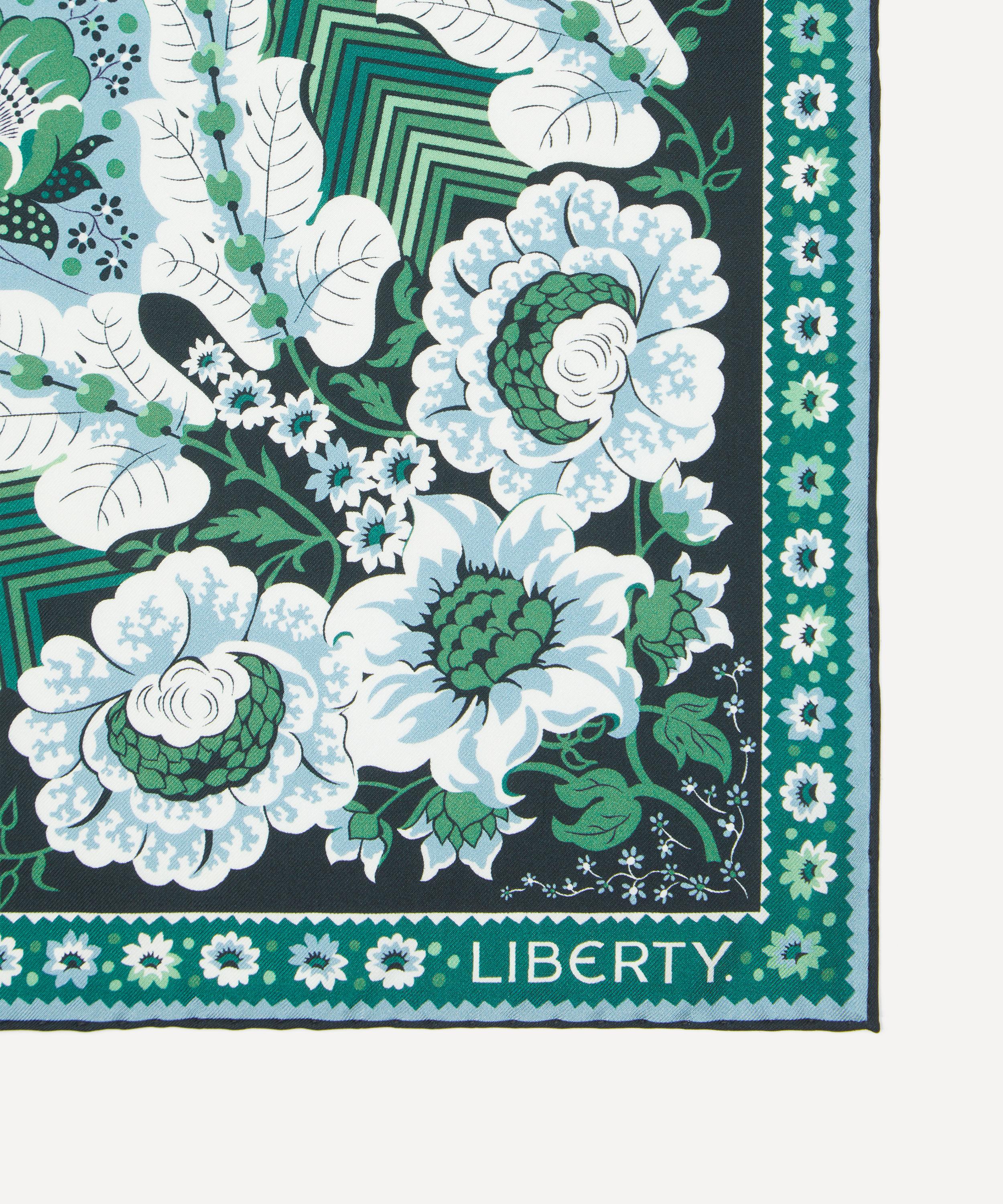 Liberty - Freyja Paisley Silk Pocket Square image number 2