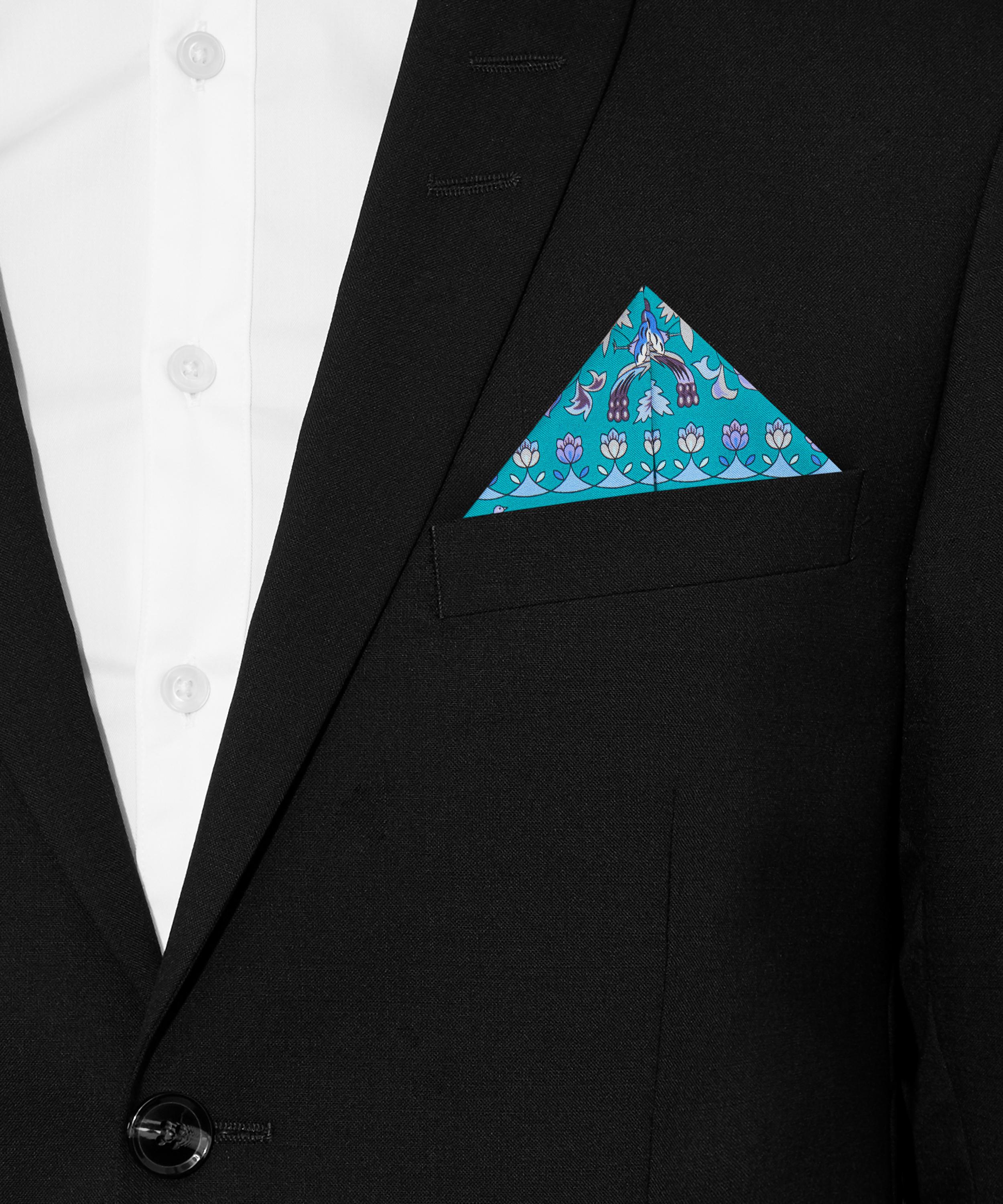 Liberty - Imran Paradise Silk Pocket Square image number 1
