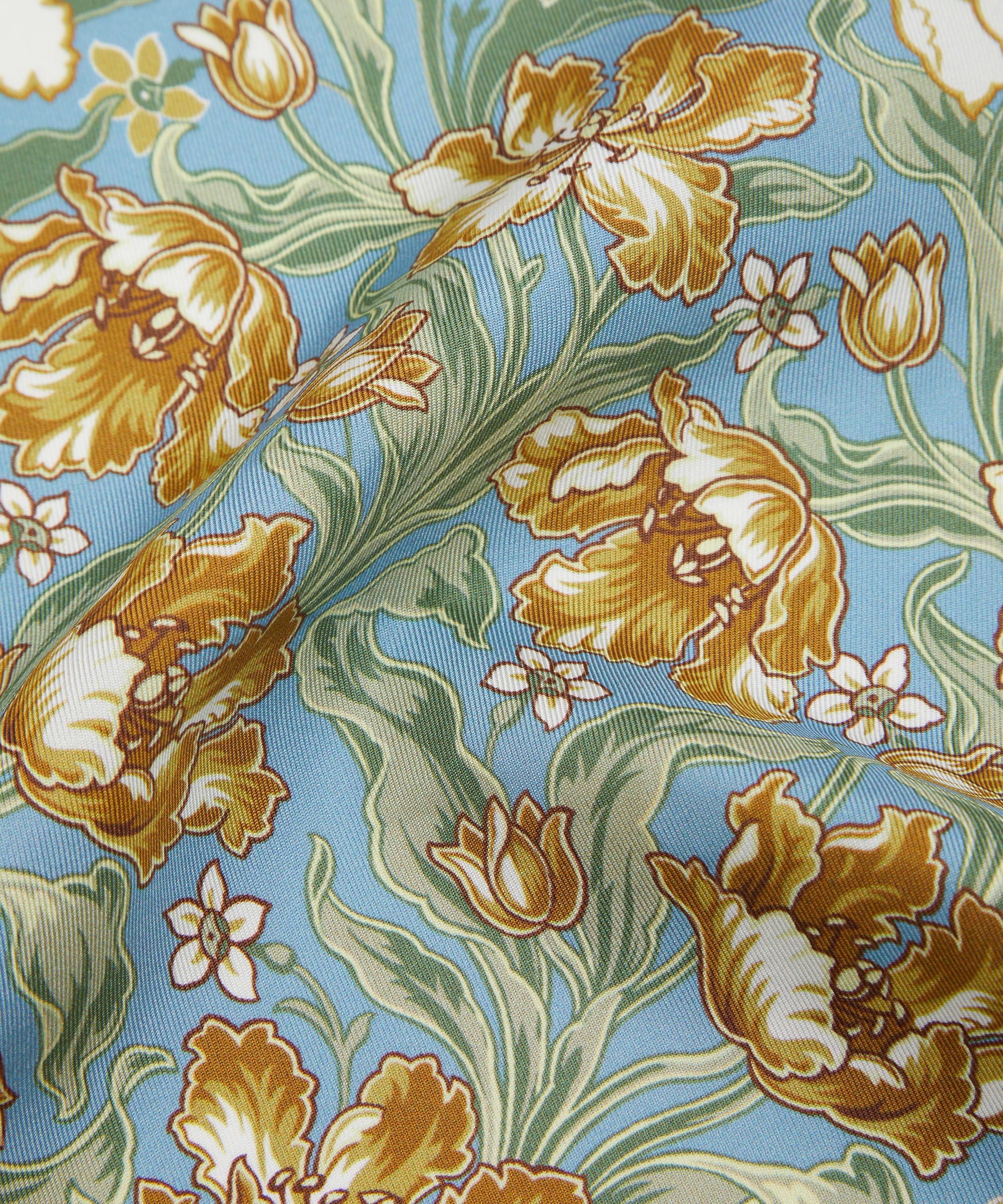 Liberty - Archive Tulip Garden Silk Pocket Square image number 3