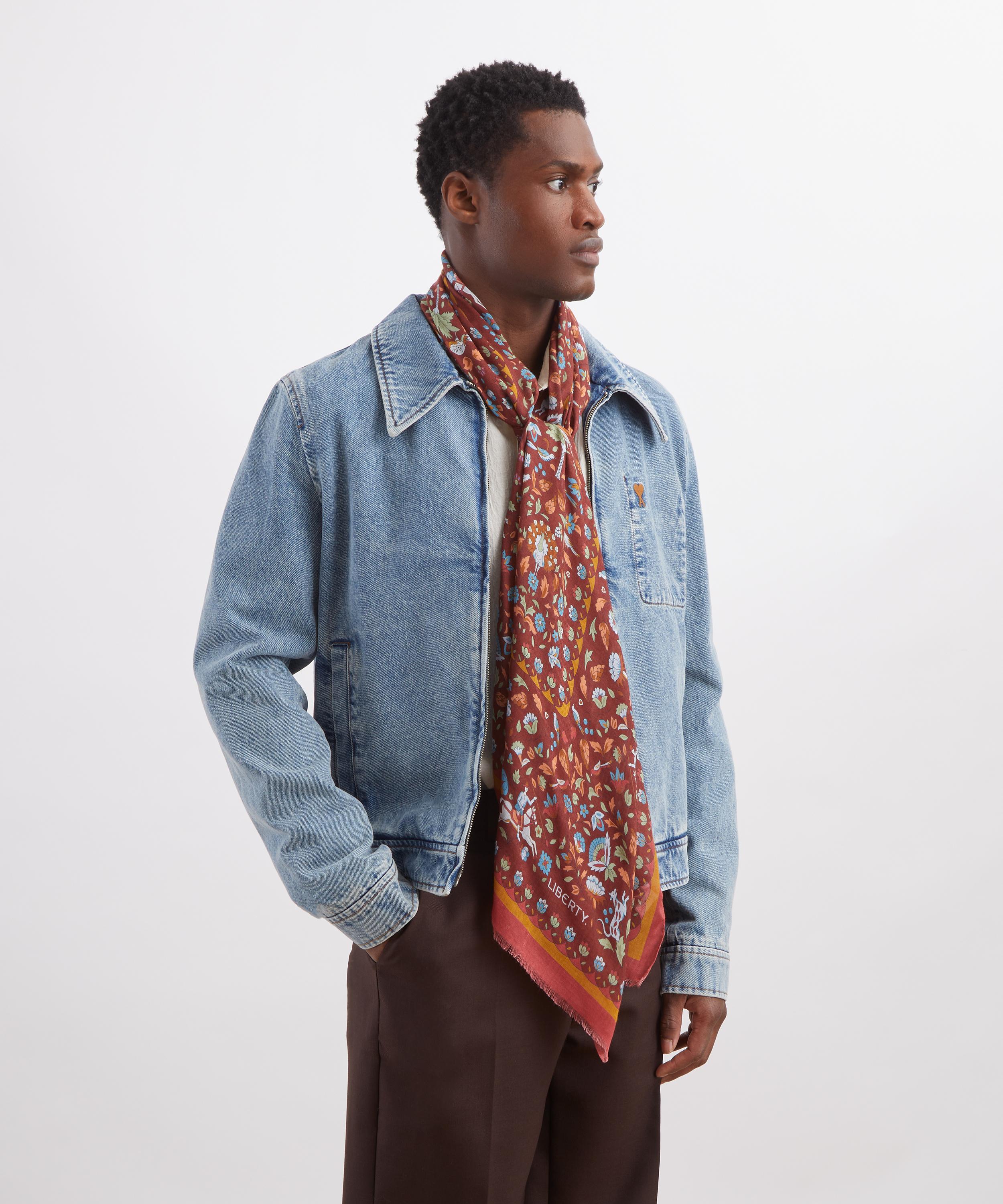 Liberty - Imran Paradise 60x160 Modal-Cashmere Scarf image number 1