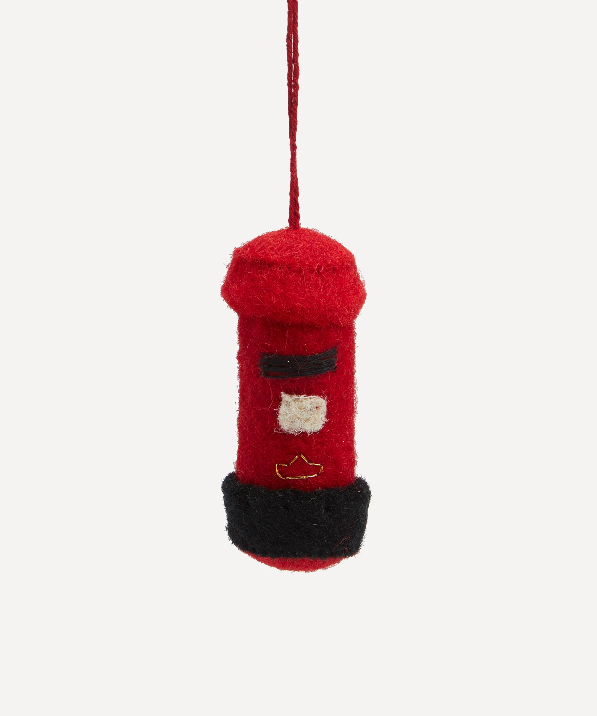 Christmas - Post Box with Crown Felt Ornament image number 0