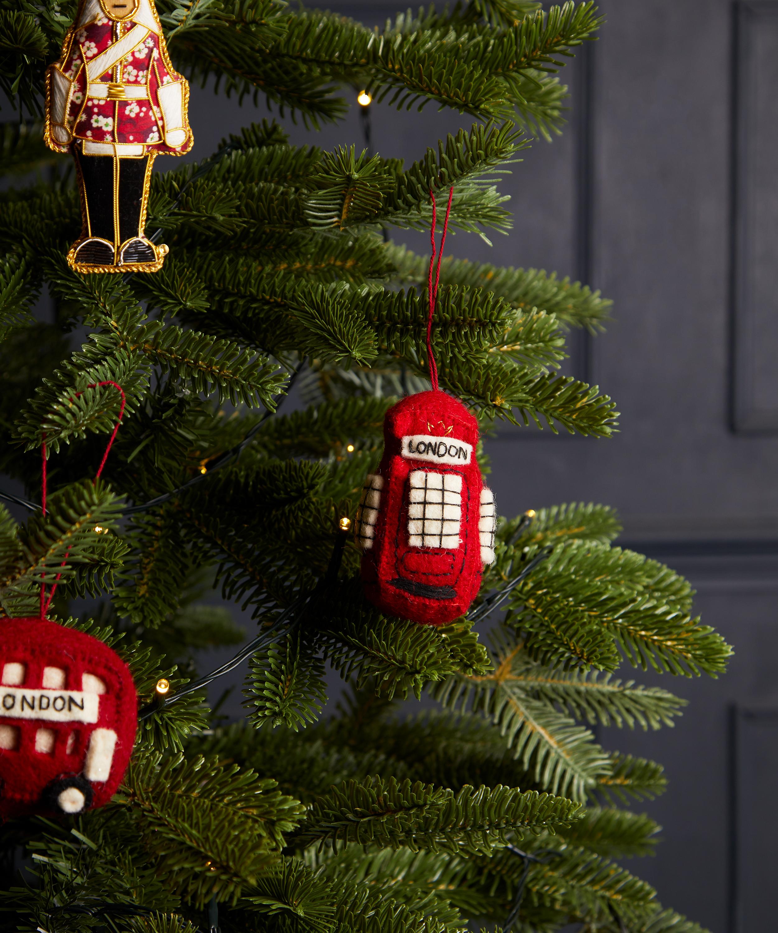 Christmas - Post Box with Crown Felt Ornament image number 1