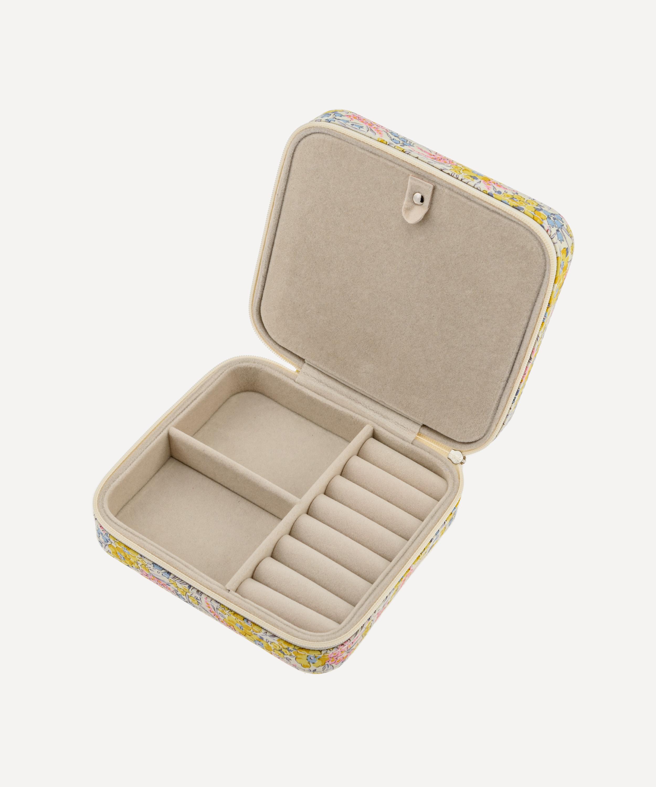 Bon Dep - Swirling Petals Tana Lawn&trade; Cotton Octagon Jewellery Box image number 1