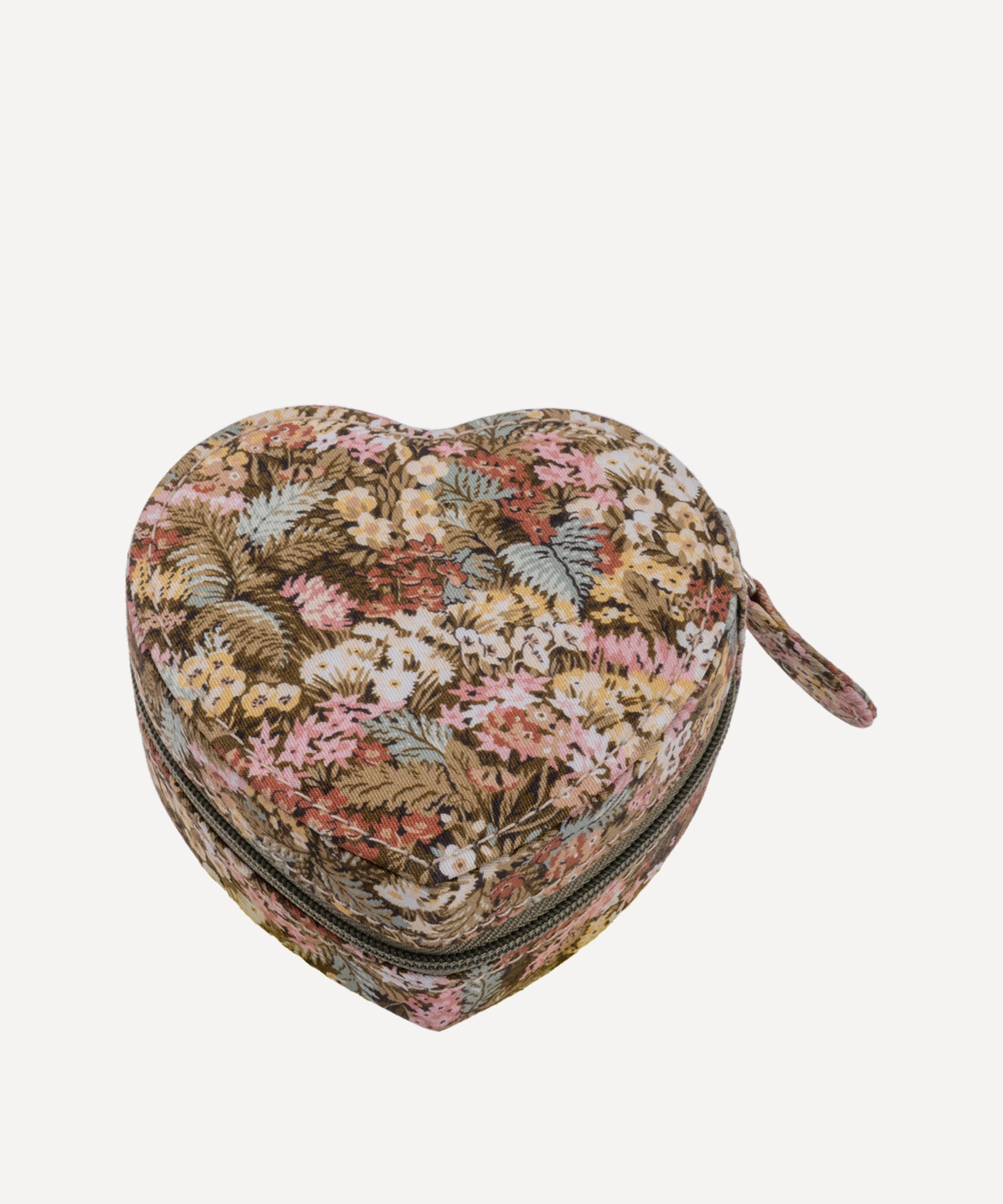 Bon Dep - Connie Evelyn Tana Lawn&trade; Cotton Heart Jewellery Box