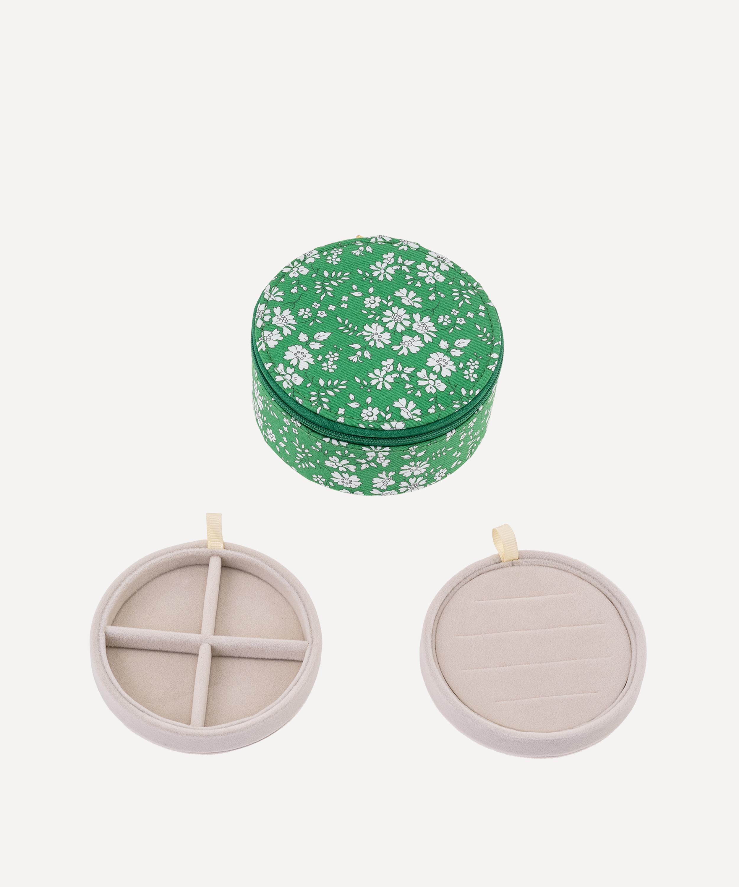 Bon Dep - Capel Tana Lawn&trade; Cotton Round Jewellery Box