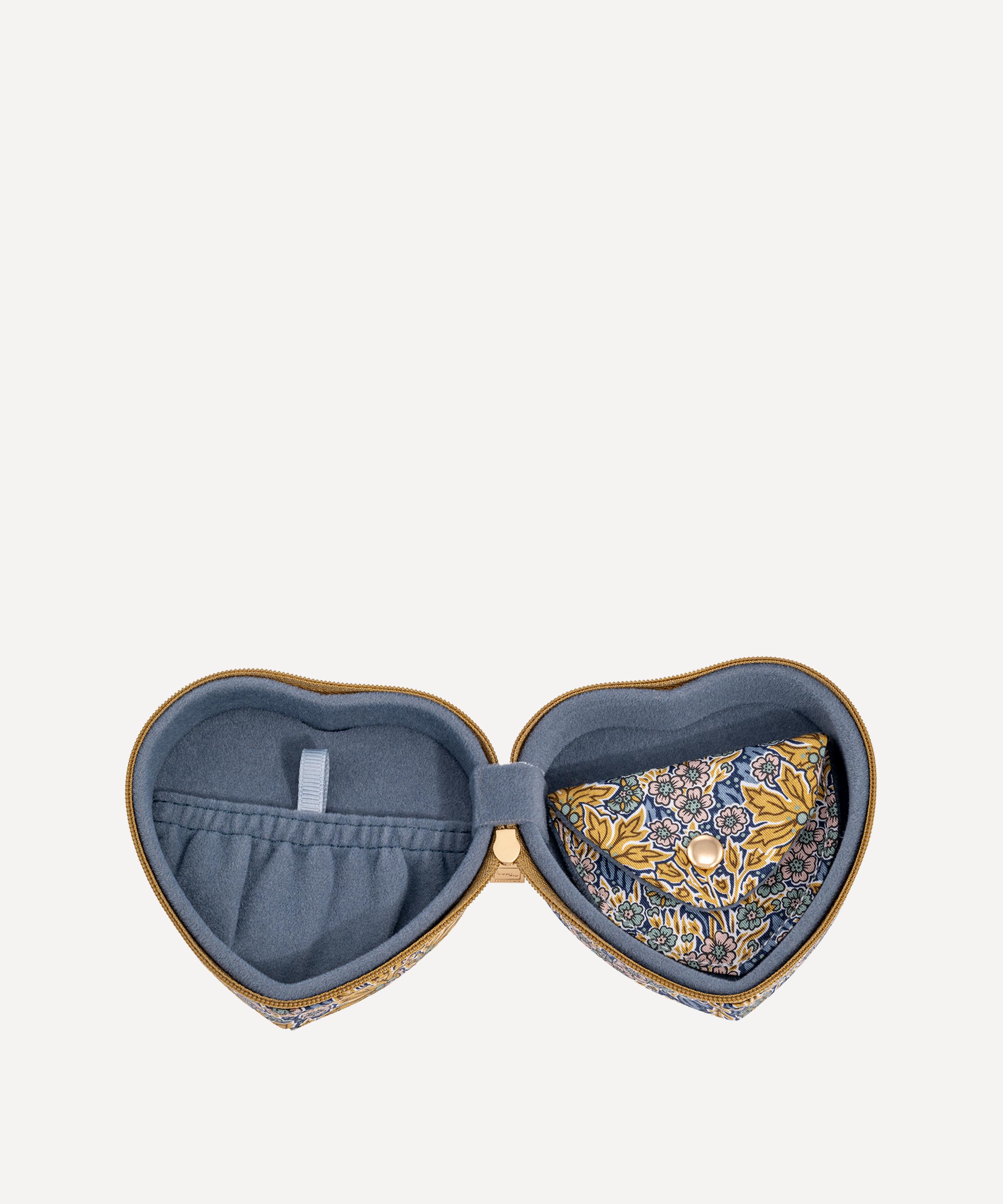 Bon Dep - Aubrey Forest Tana Lawn&trade; Cotton Heart Jewellery Box image number 1