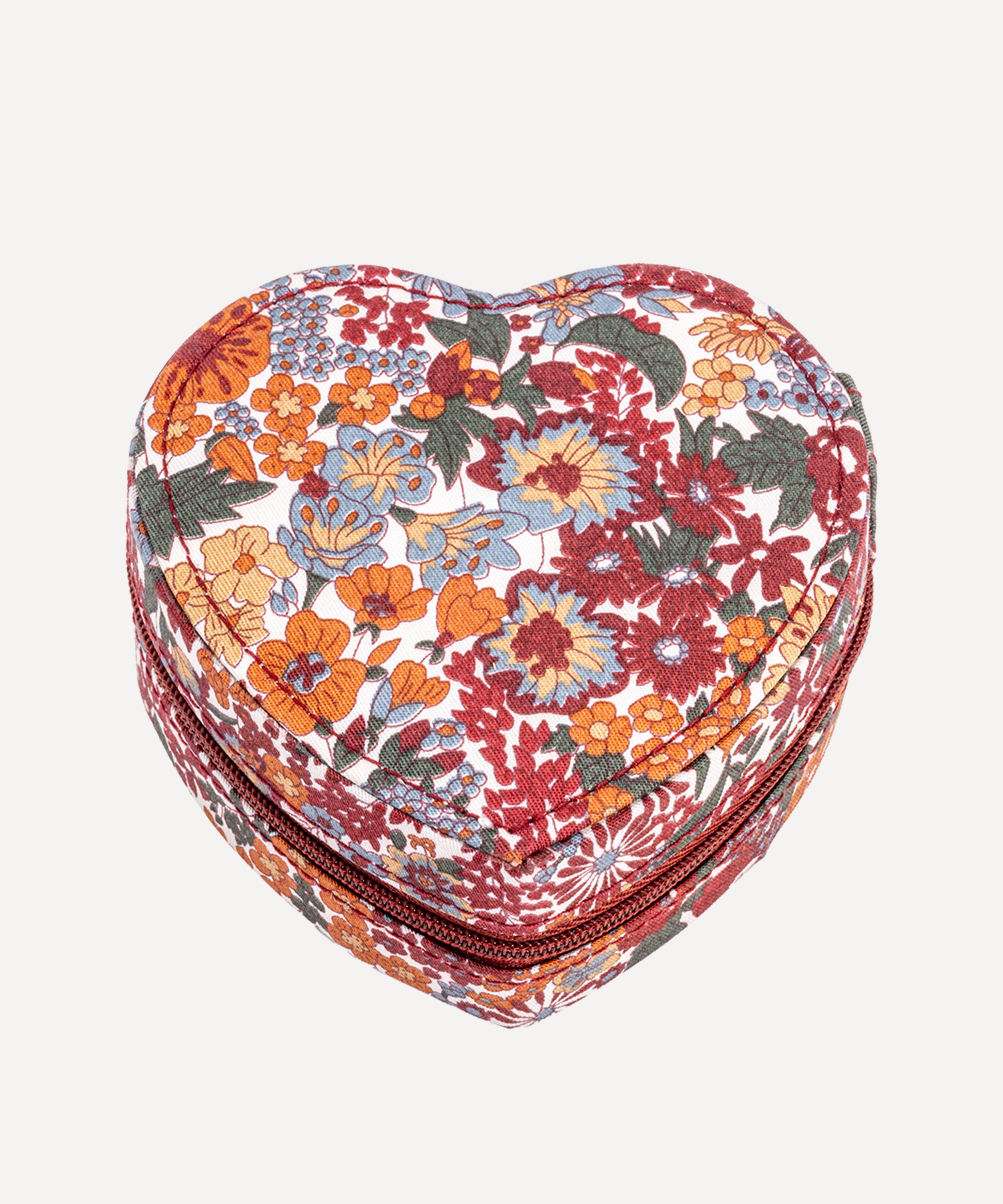 Bon Dep - Margaret Annie Tana Lawn&trade; Cotton Heart Jewellery Box