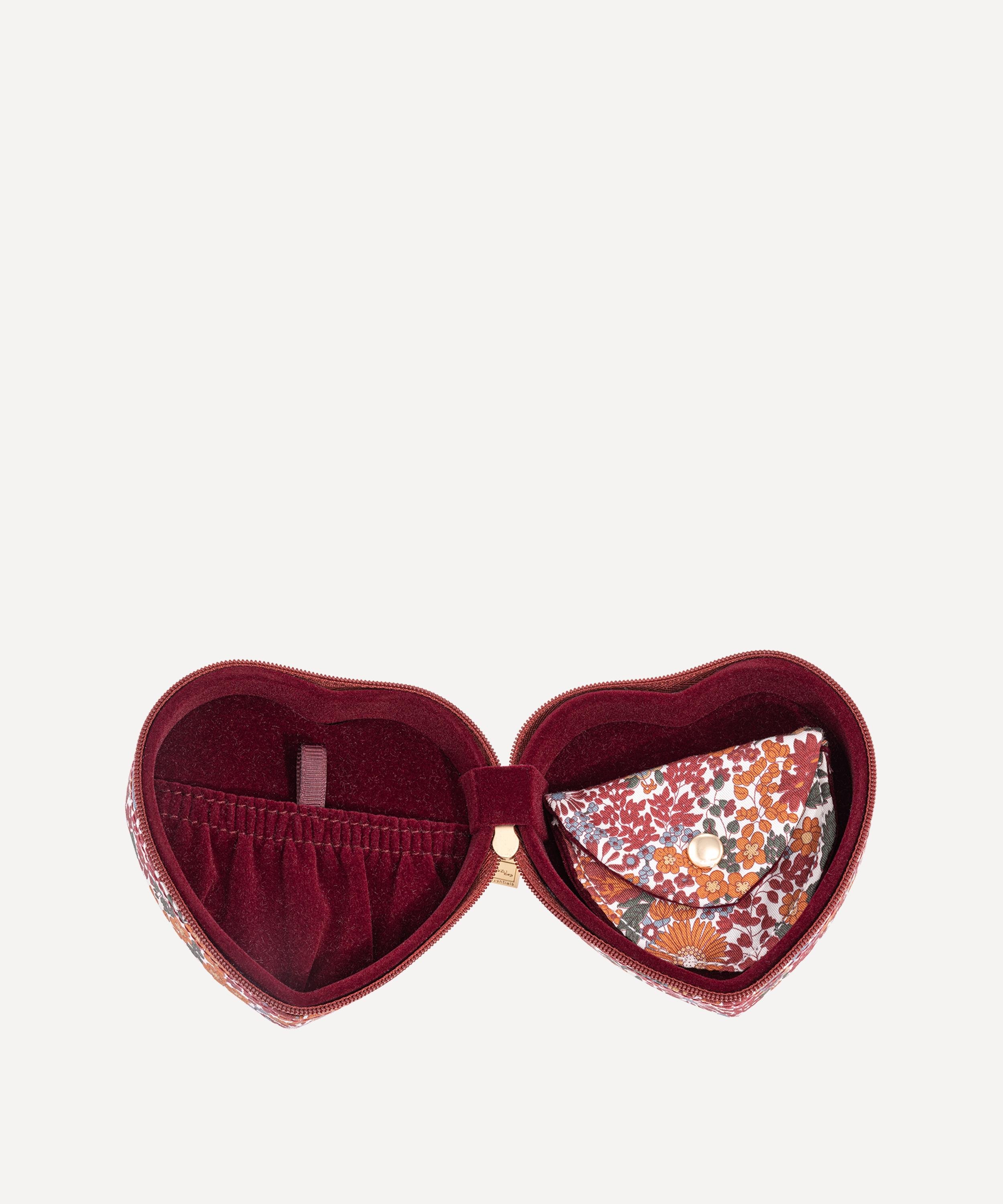 Bon Dep - Margaret Annie Tana Lawn&trade; Cotton Heart Jewellery Box image number 1