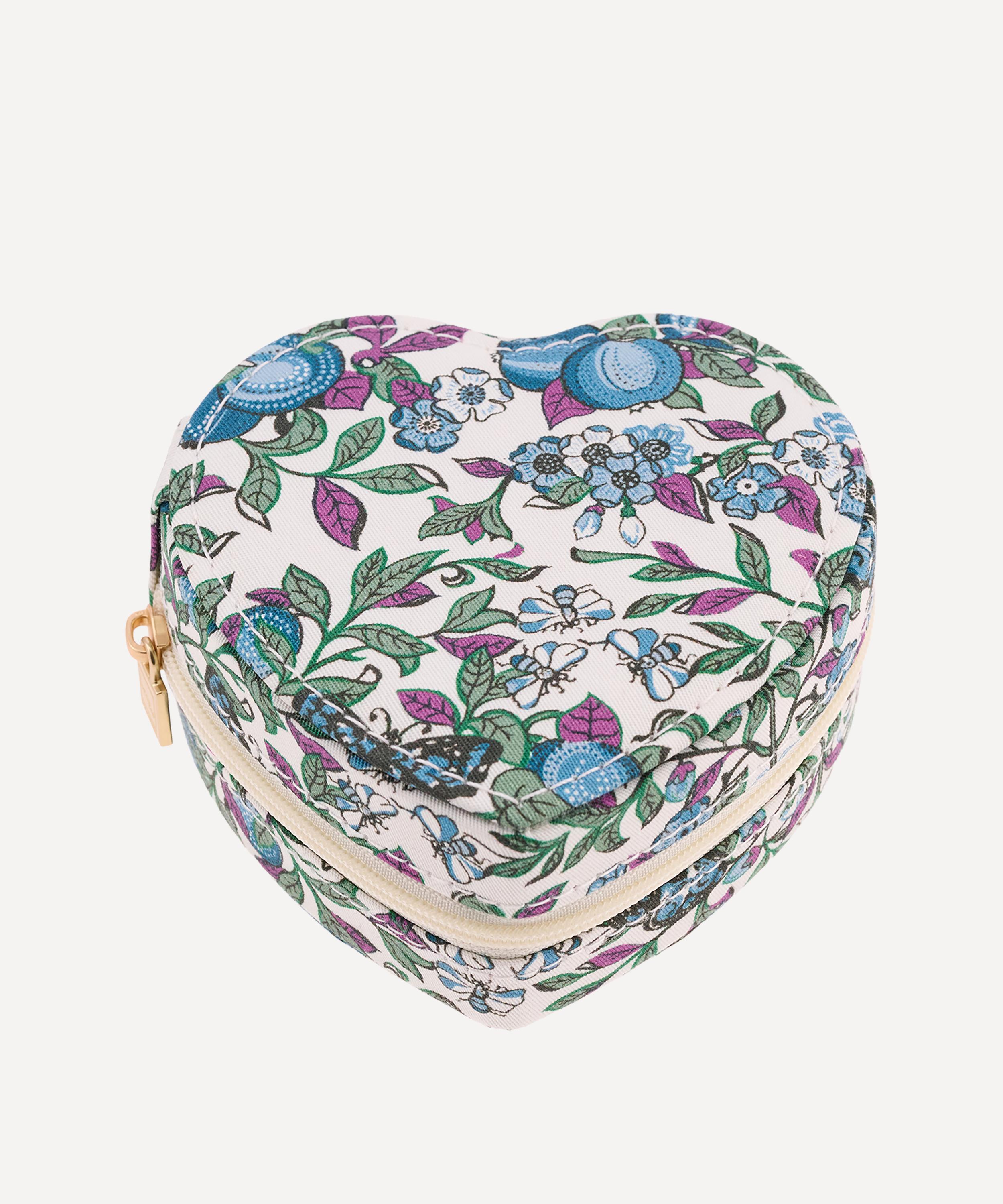 Bon Dep - Orchard Tana Lawn&trade; Cotton Round Jewellery Box