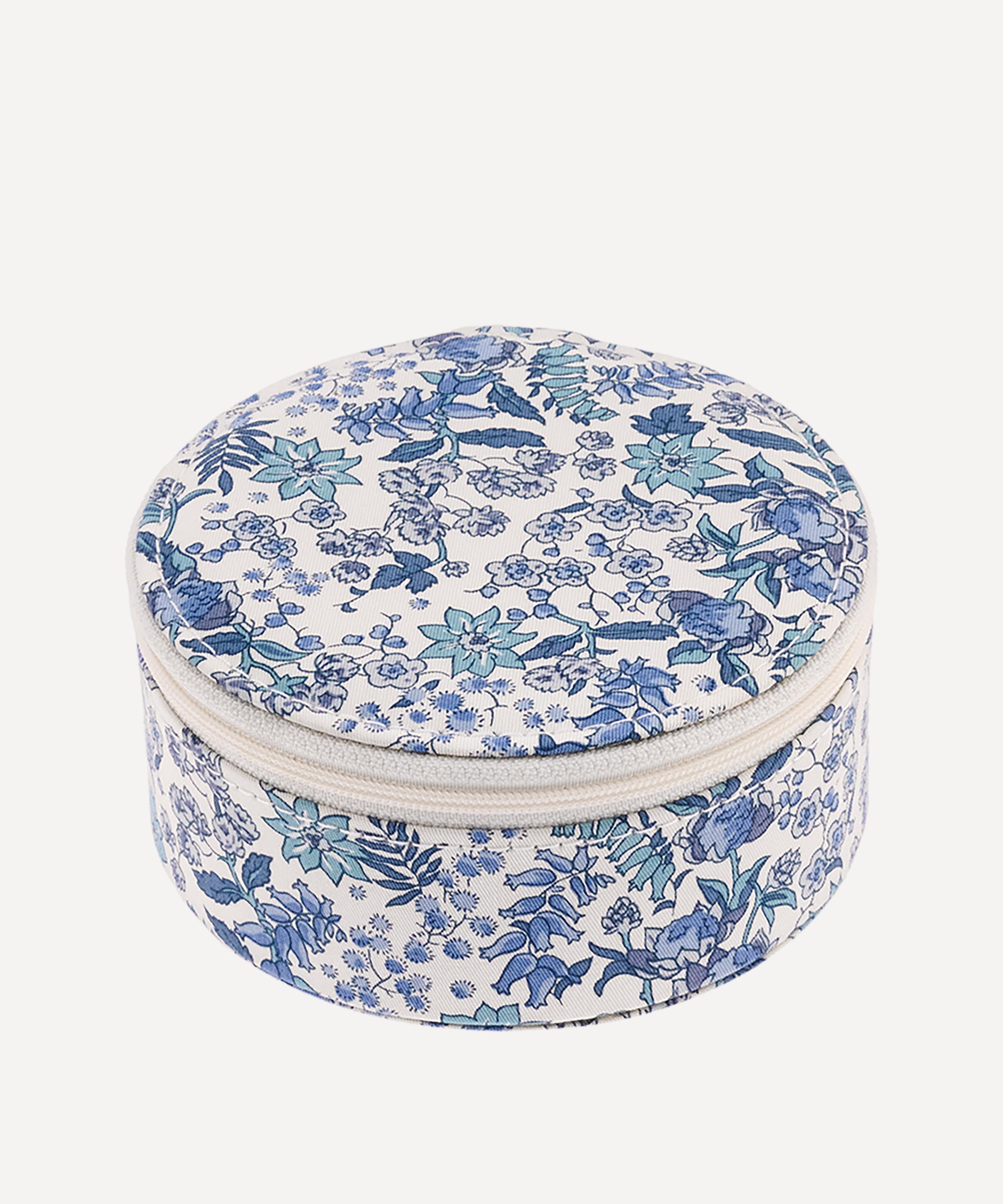 Bon Dep - Serruria Tana Lawn&trade; Cotton Round Jewellery Box