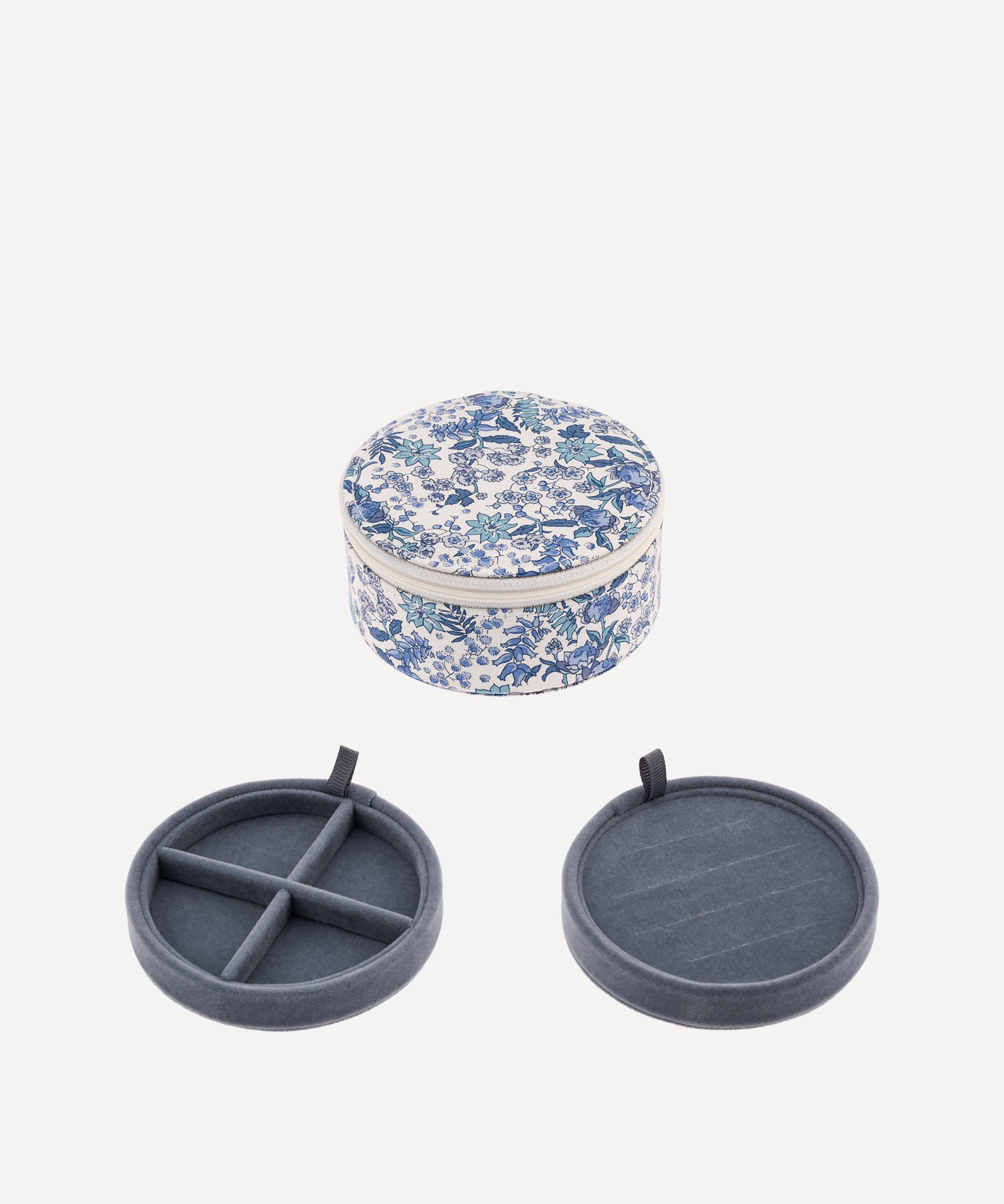 Bon Dep - Serruria Tana Lawn&trade; Cotton Round Jewellery Box image number 1