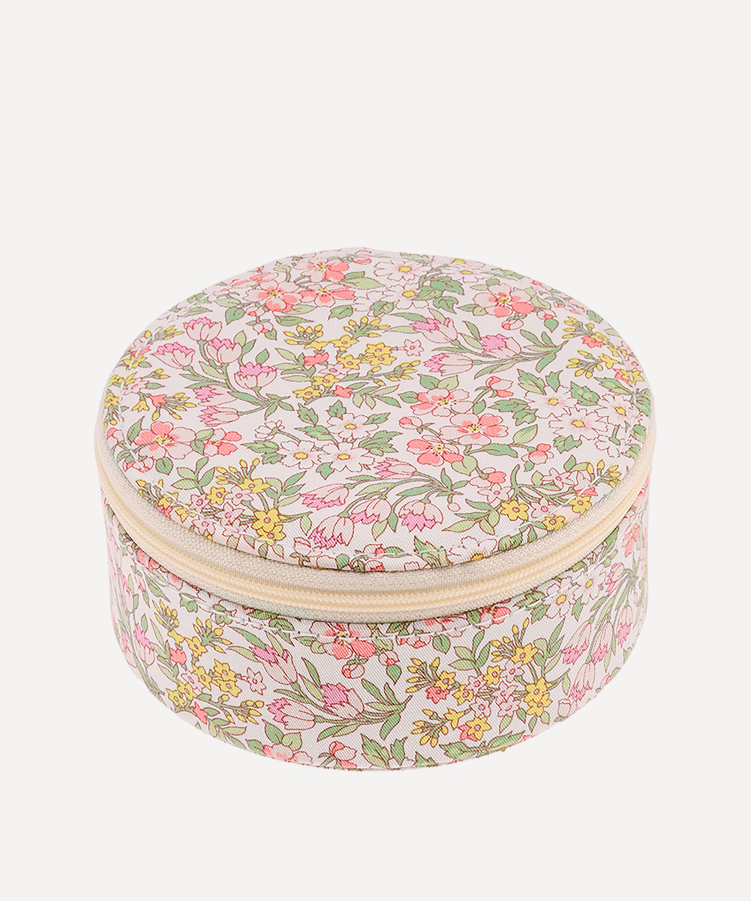 Bon Dep - Nazanin Tana Lawn&trade; Cotton Round Jewellery Box