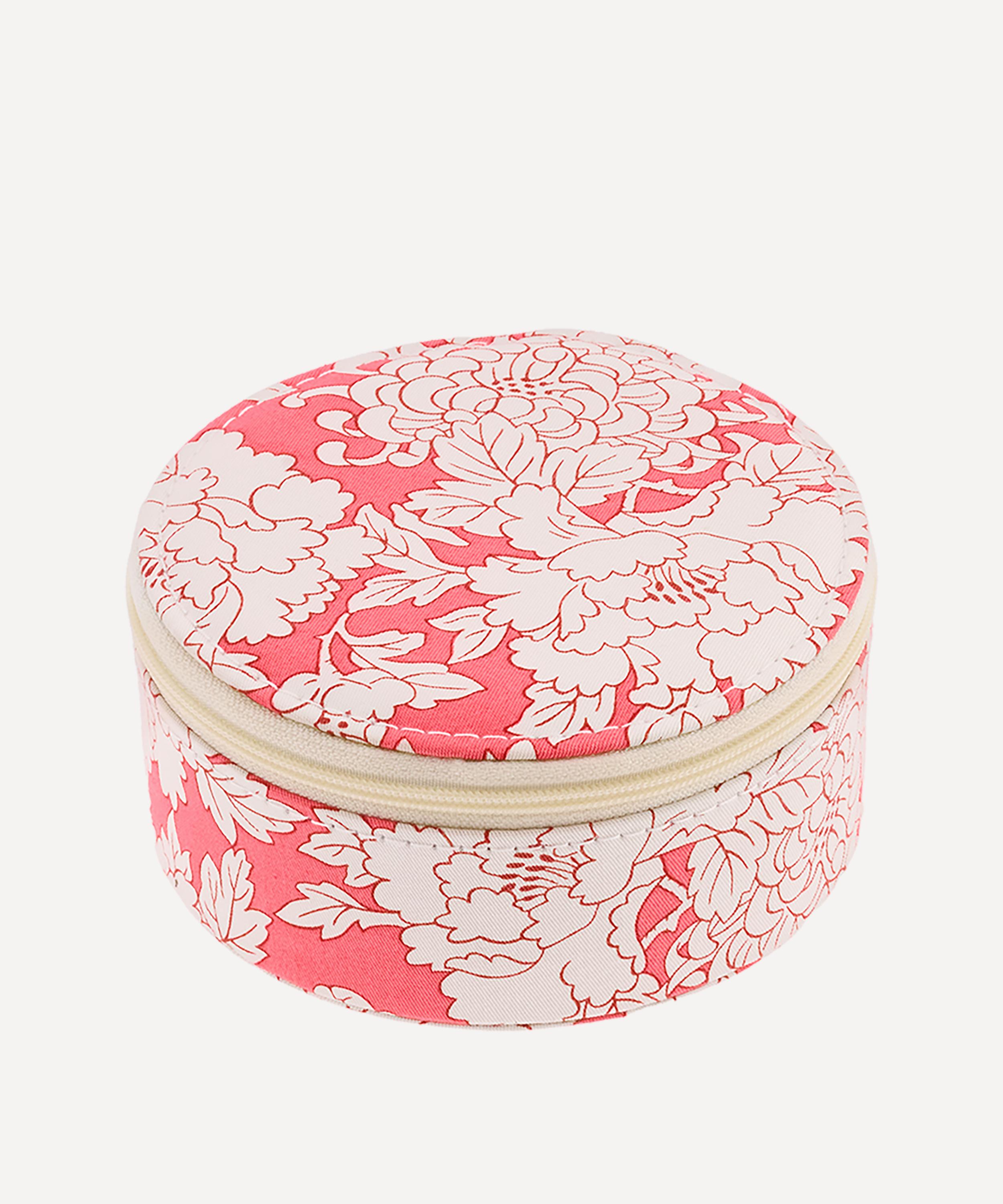 Bon Dep - Costume Tana Lawn&trade; Cotton Round Jewellery Box