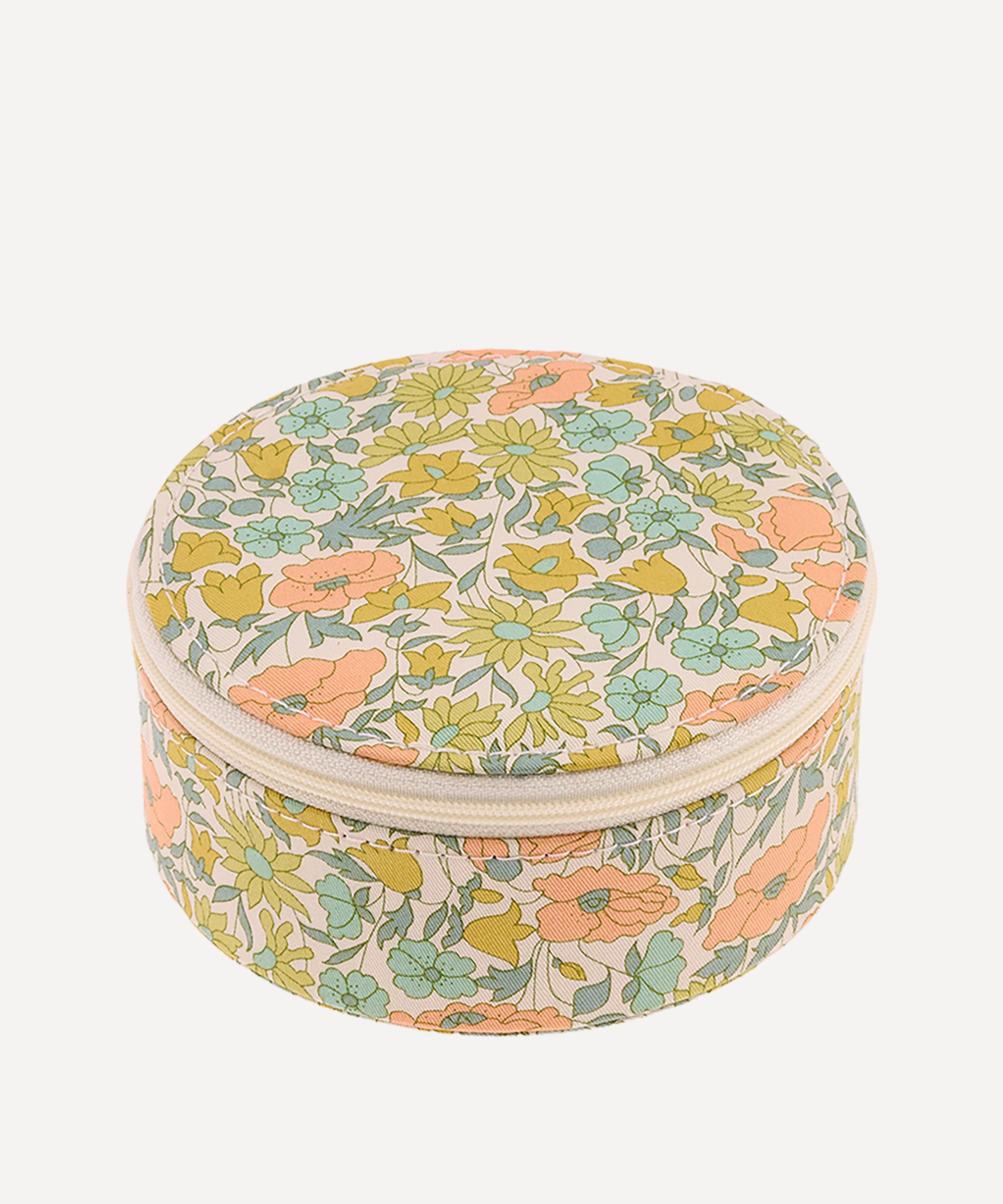 Bon Dep - Poppy and Daisy Tana Lawn&trade; Cotton Round Jewellery Box