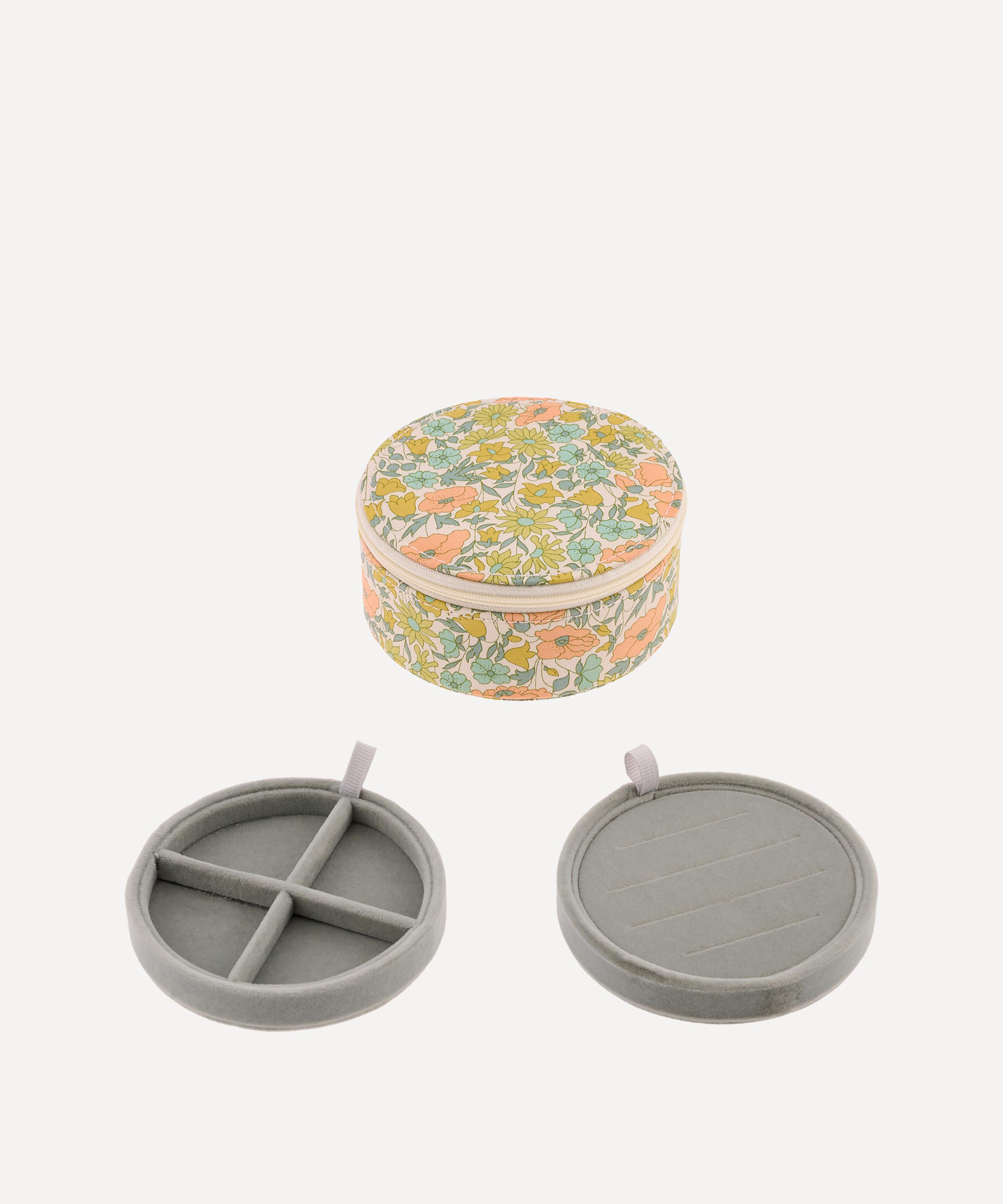Bon Dep - Poppy and Daisy Tana Lawn&trade; Cotton Round Jewellery Box image number 1