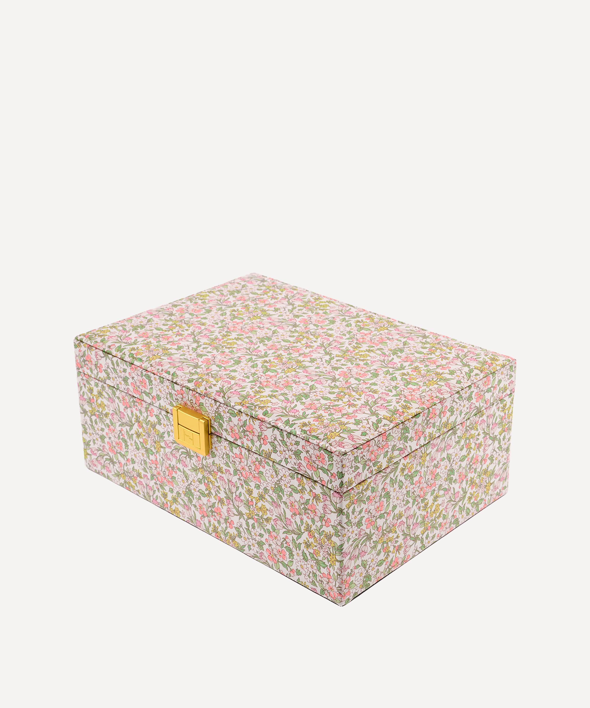 Bon Dep - Nazanin Tana Lawn&trade; Cotton Square Jewellery Box