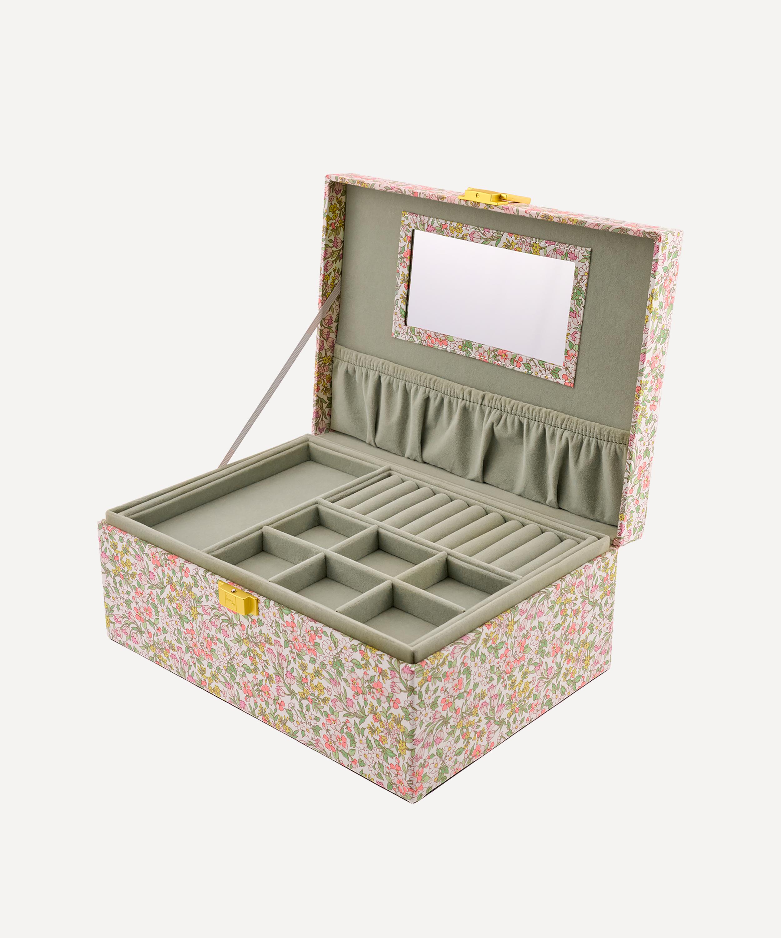 Bon Dep - Nazanin Tana Lawn&trade; Cotton Square Jewellery Box image number 1