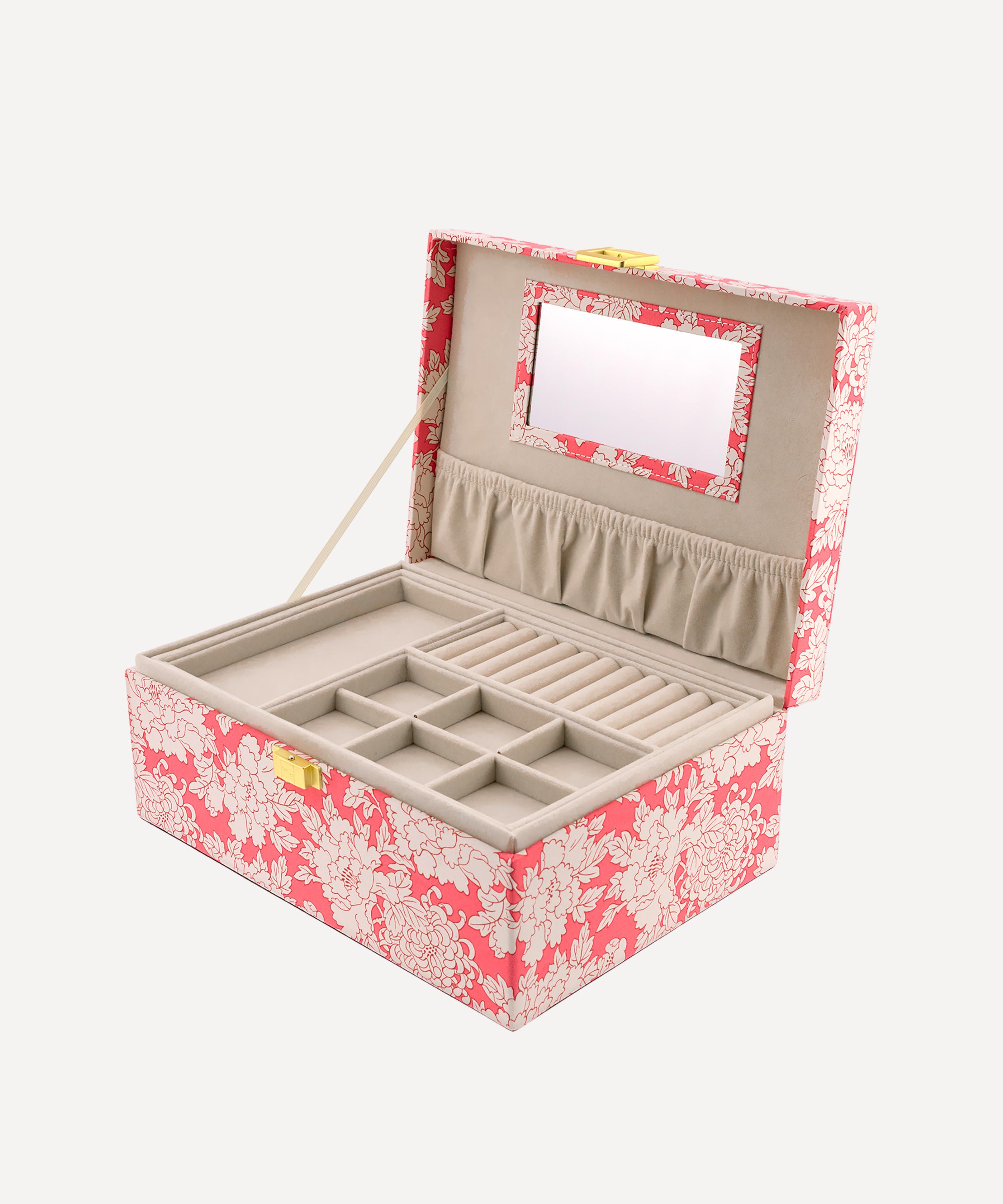 Bon Dep - Costume Tana Lawn&trade; Cotton Square Jewellery Box image number 1