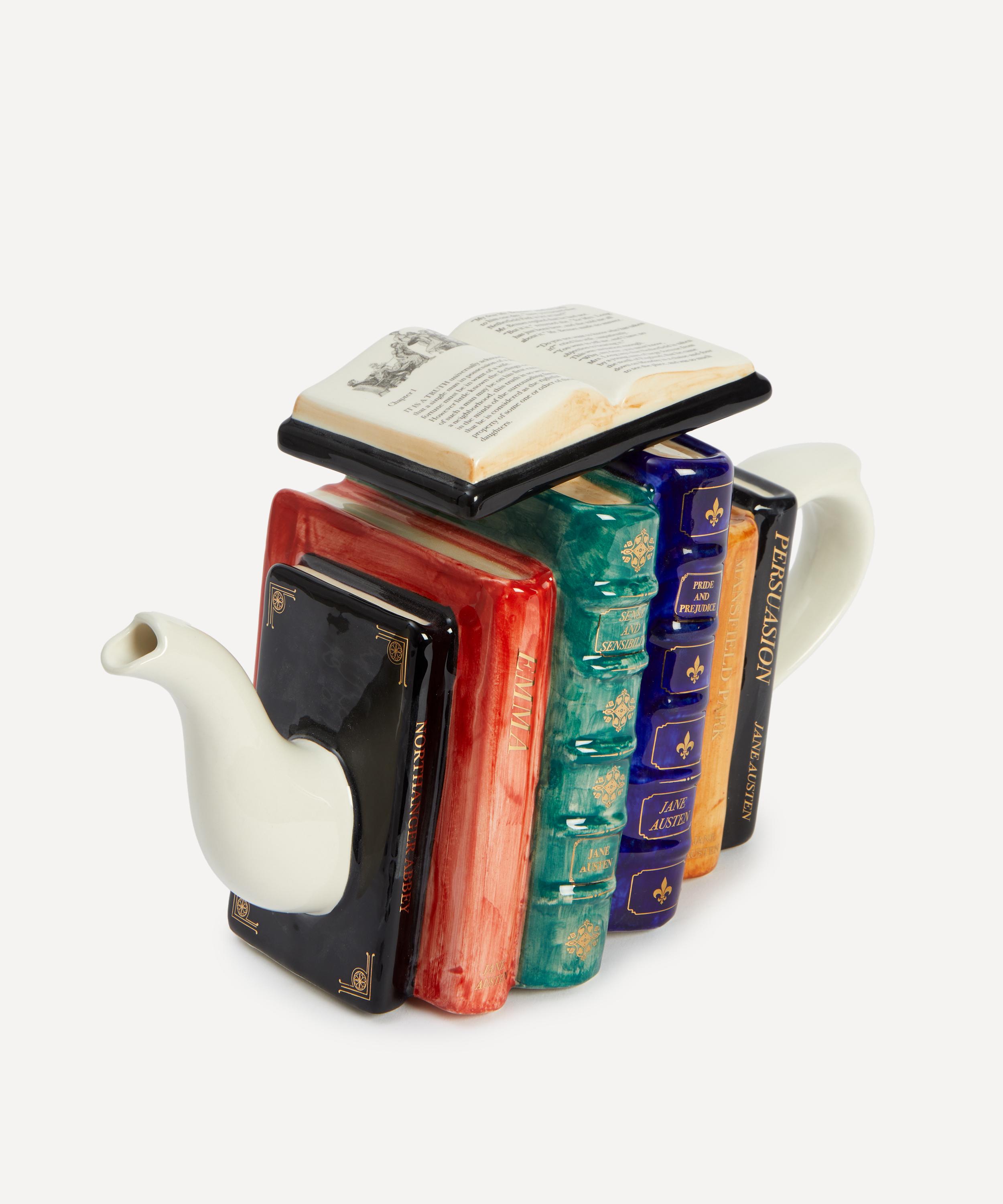 Ceramic Inspirations - Jane Austen Book Ceramic Teapot