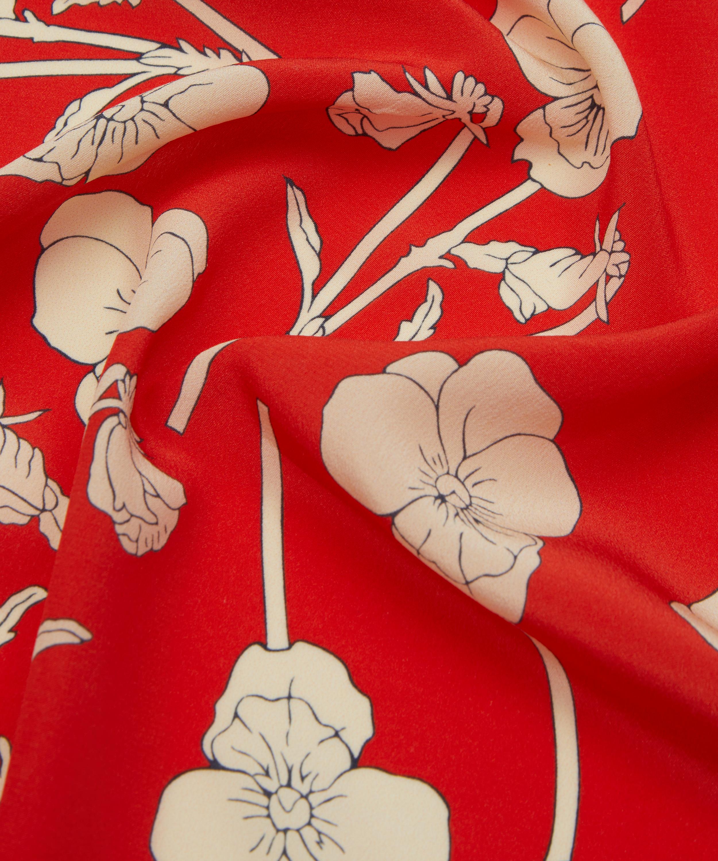 Liberty Fabrics - Radiant Ros Crepe de Chine image number 3
