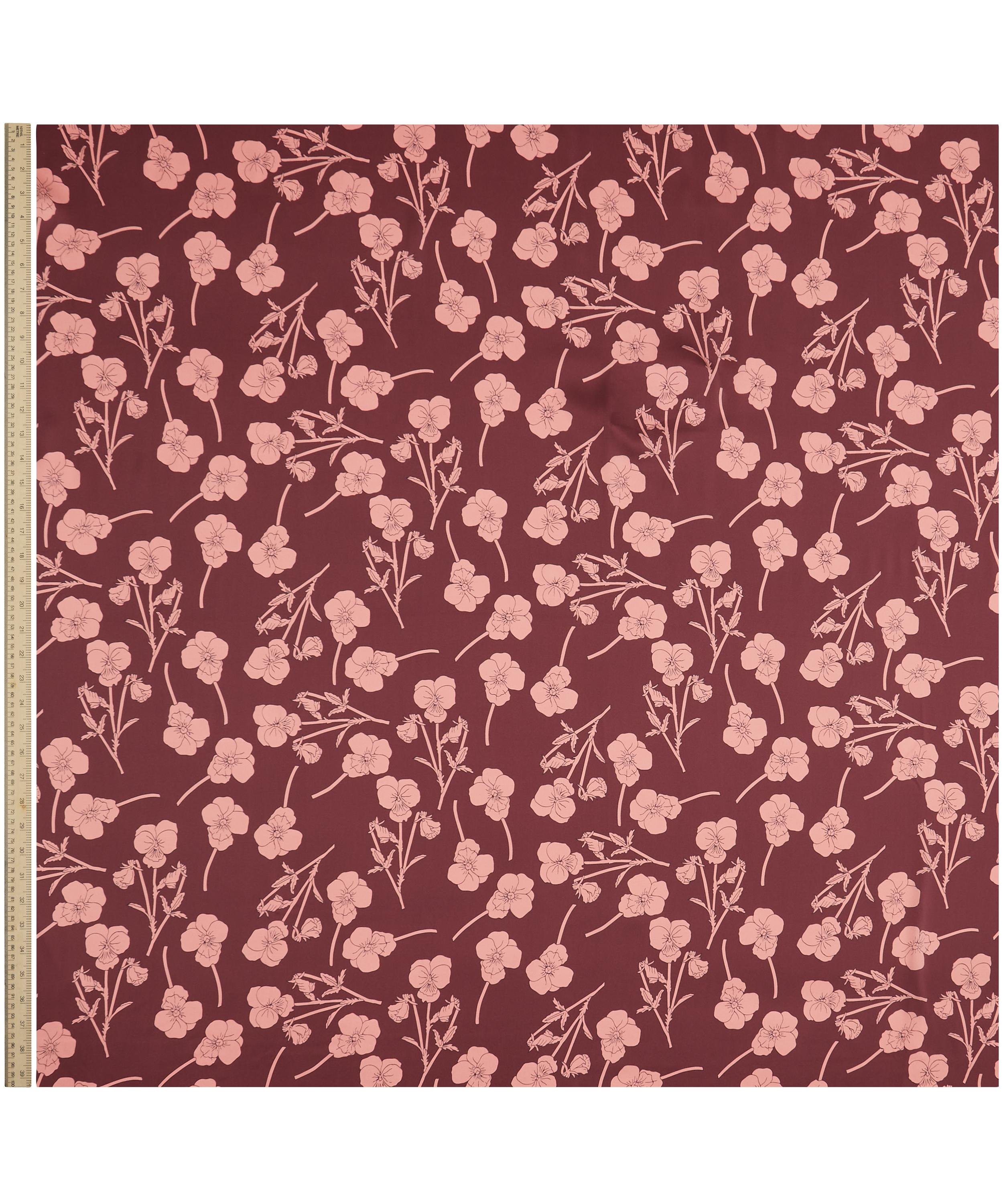 Liberty Fabrics - Radiant Ros Silk Satin image number 1