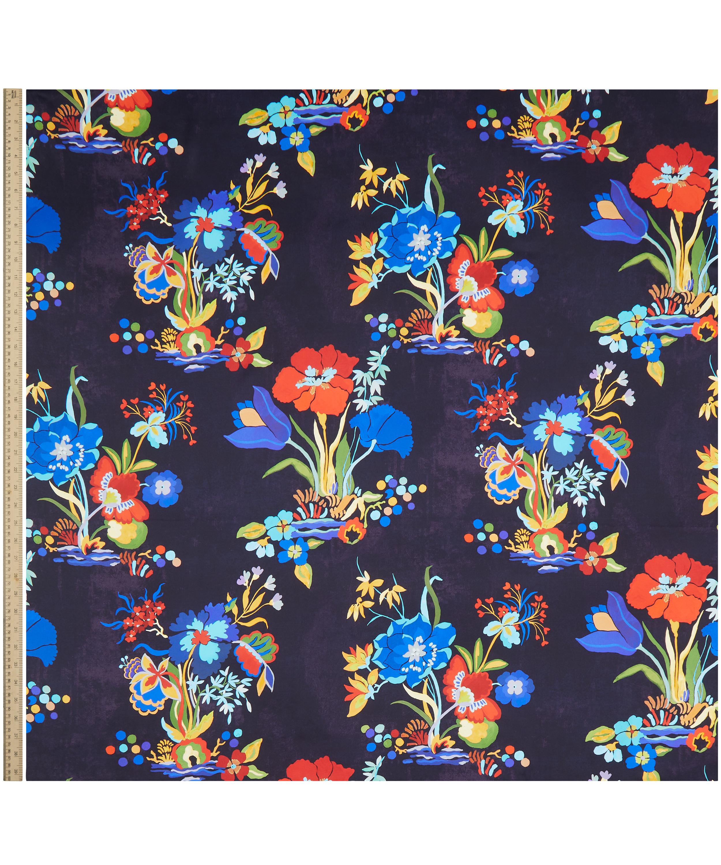 Liberty Fabrics - Kanazawa Flowers Silk Satin image number 1